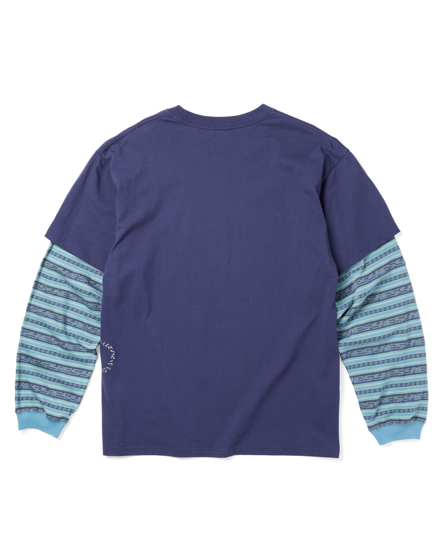 Y.E.S Jacquard Stripe Layerd L/S