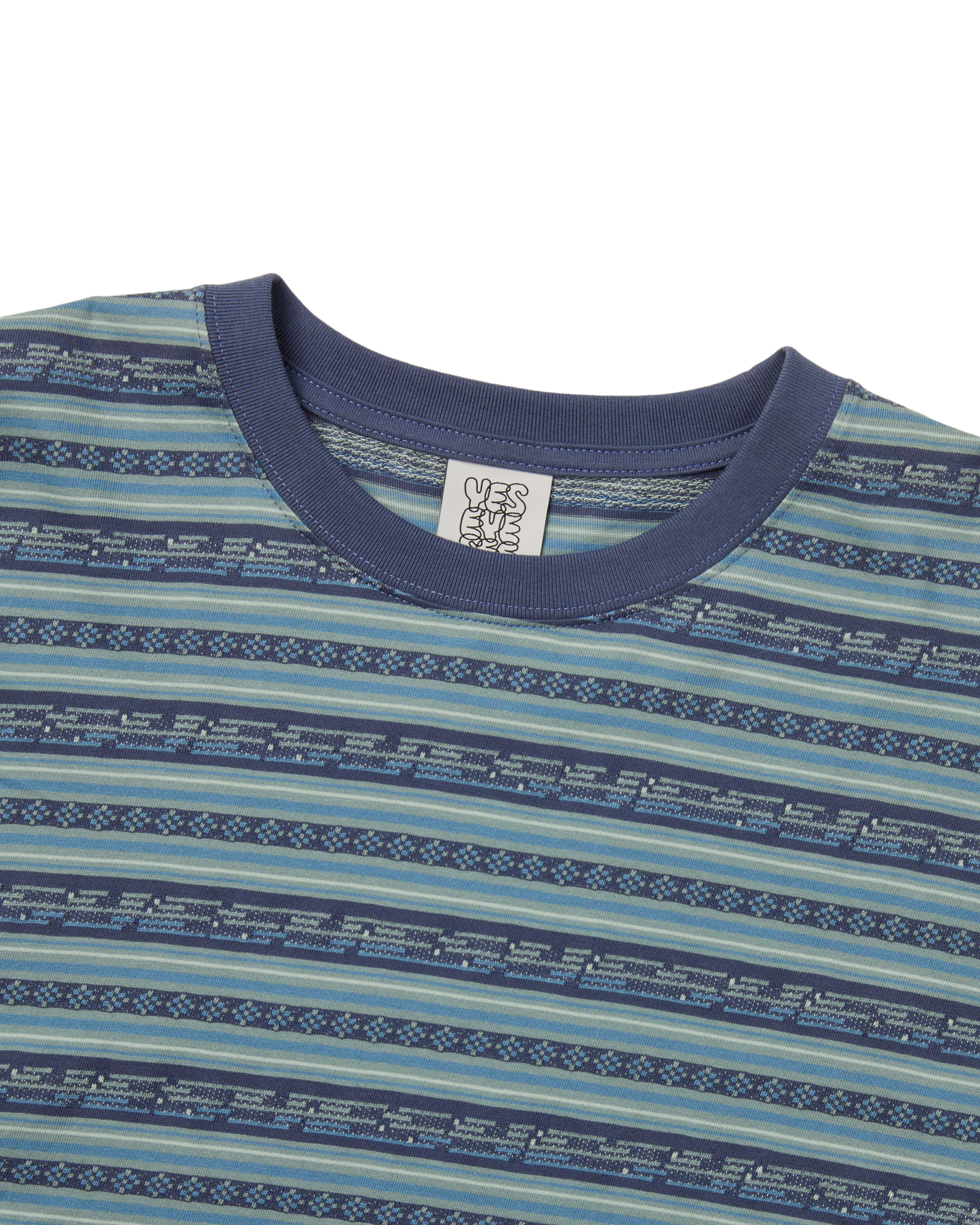 Y.E.S Jacquard Stripe Tee