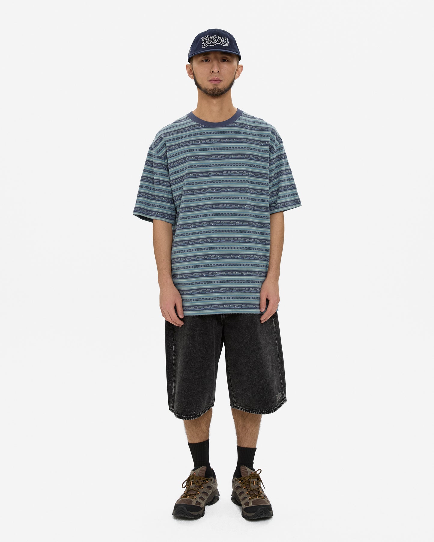 Y.E.S Jacquard Stripe Tee