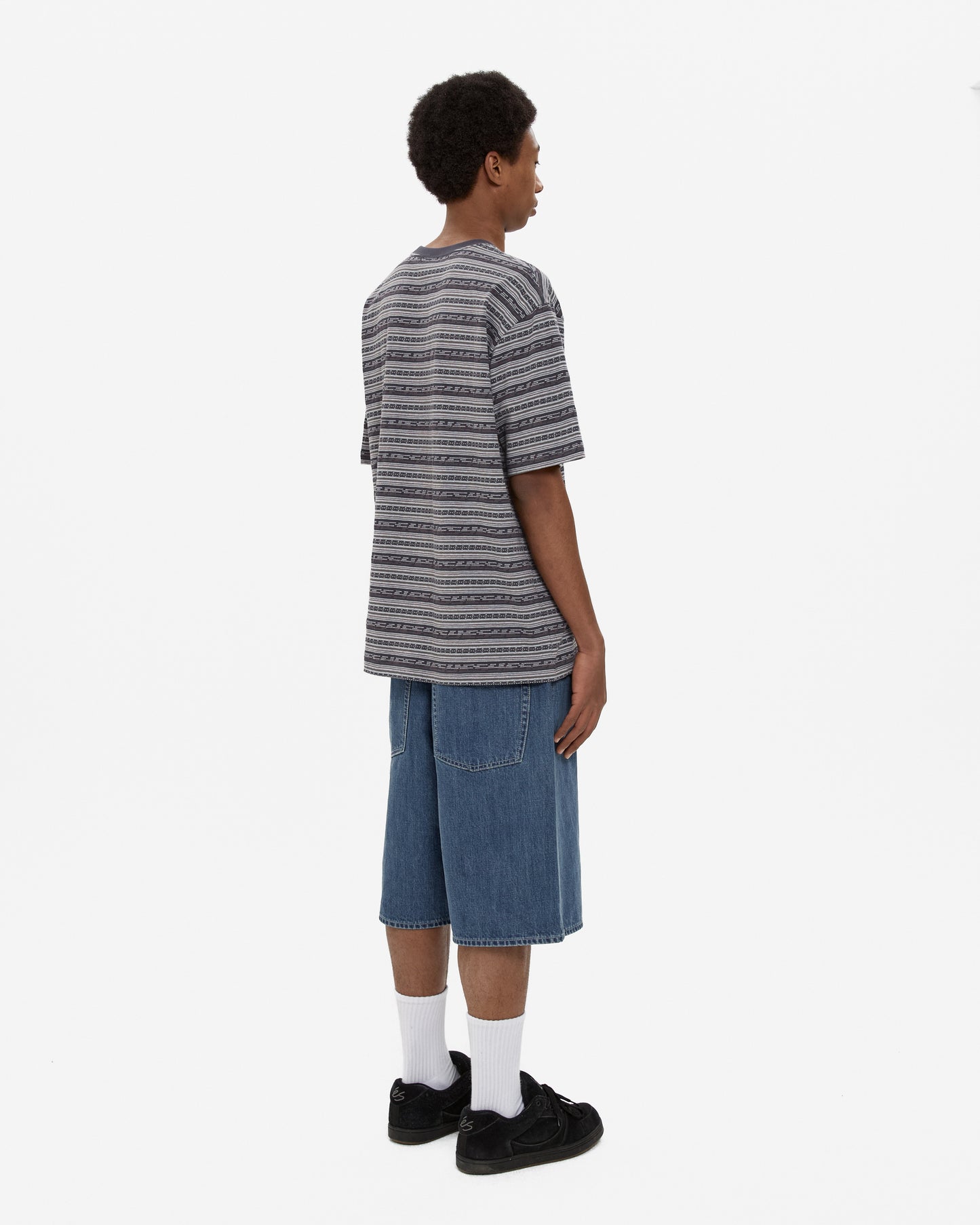Y.E.S Jacquard Stripe Tee