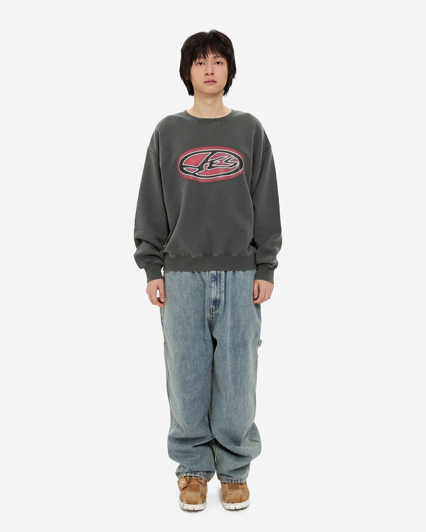 Y.E.S Oval Logo Sweatshirt