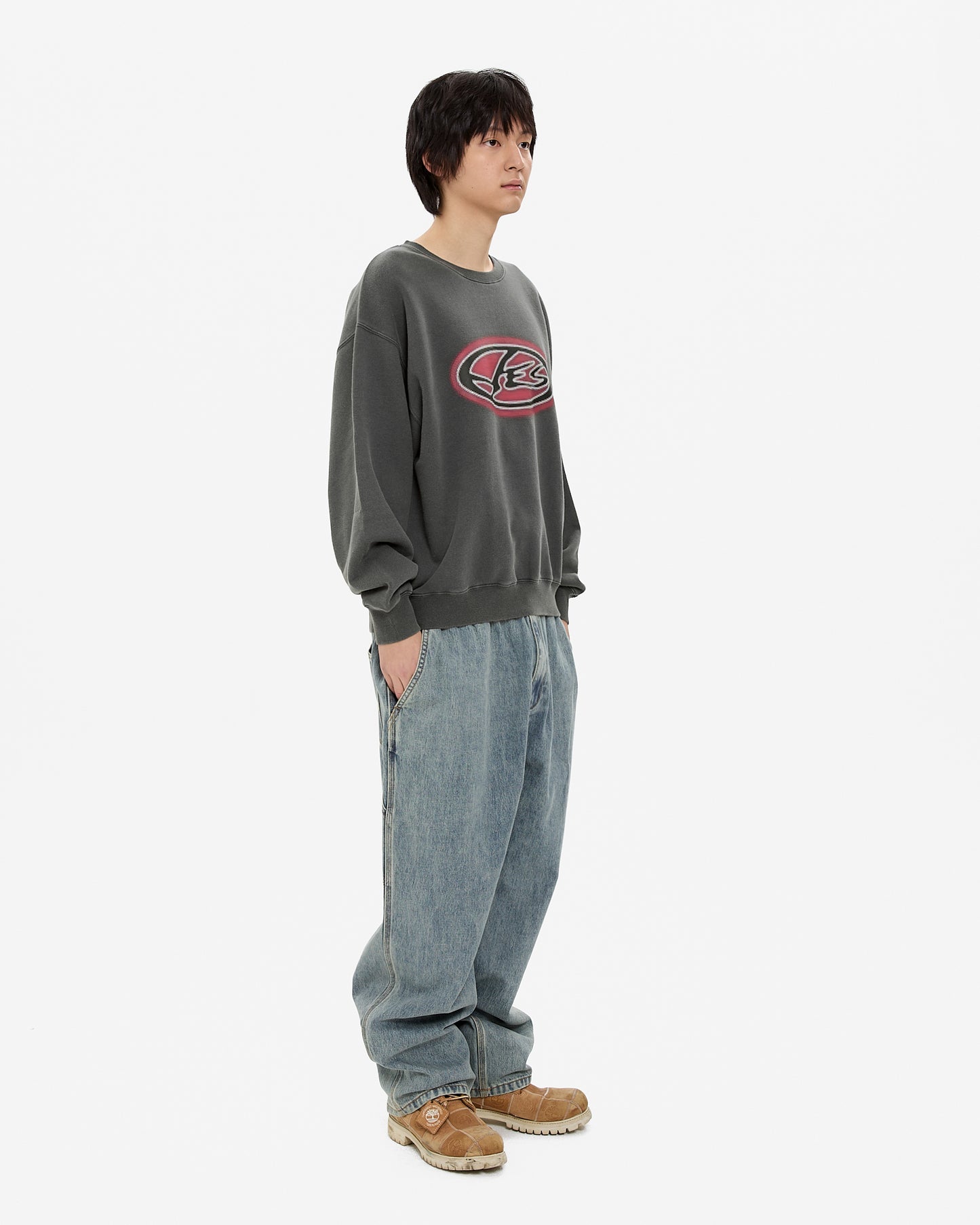 Y.E.S Oval Logo Sweatshirt