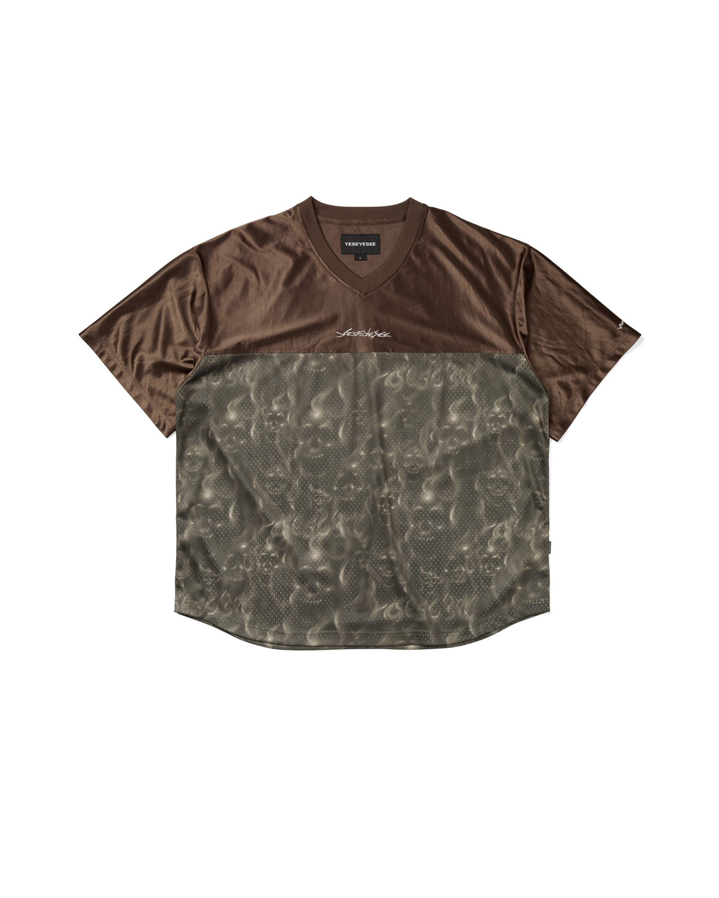 Y.E.S Skull Mesh Tee