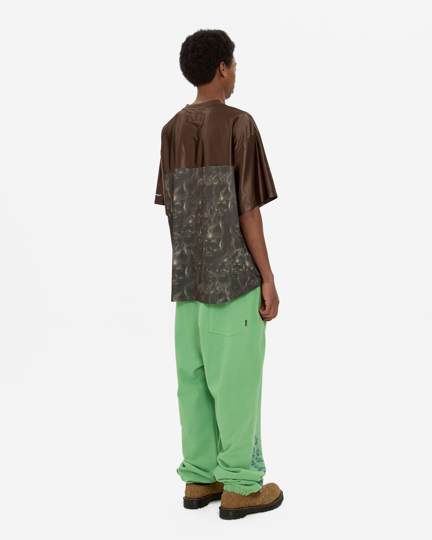 Y.E.S Skull Mesh Tee