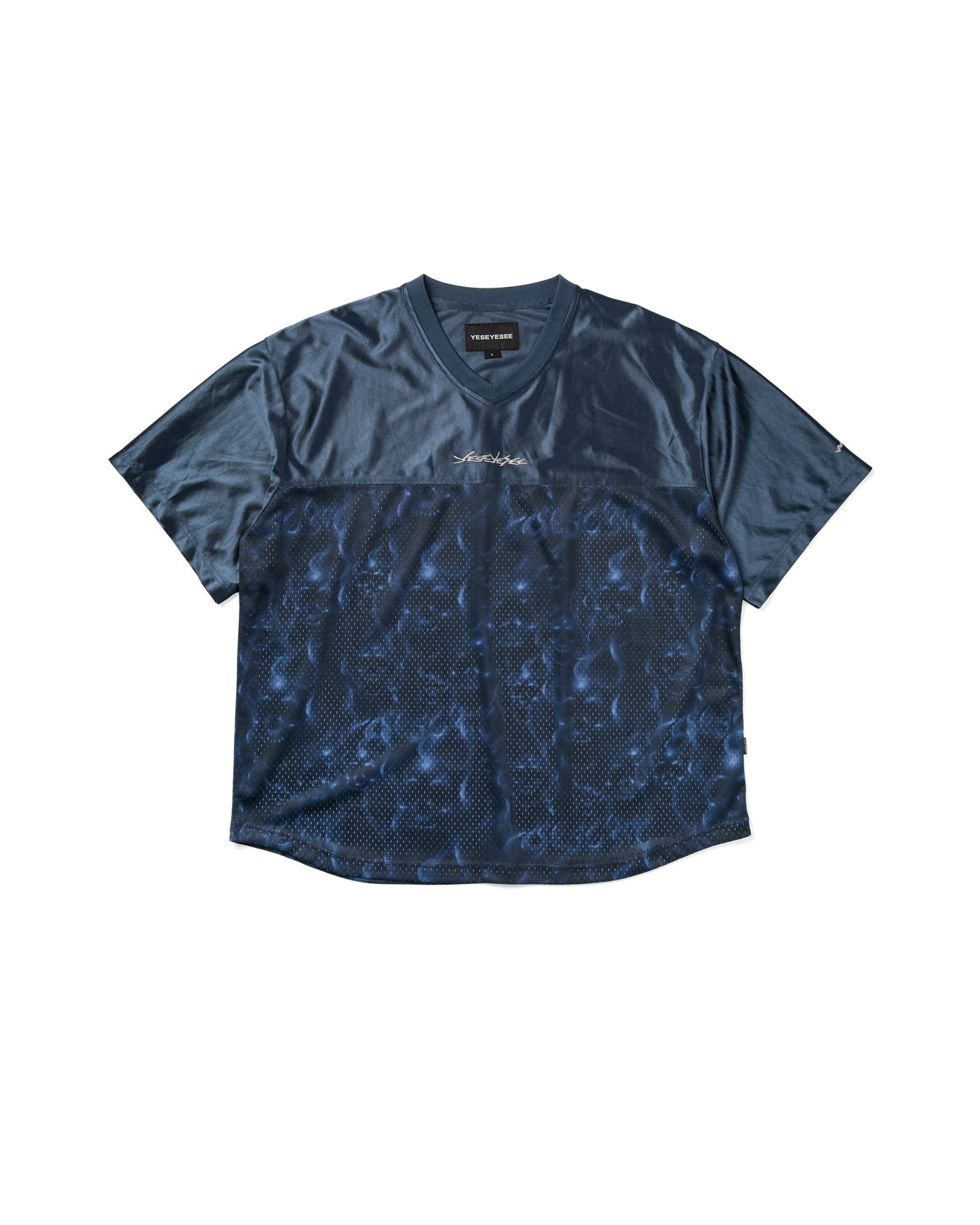 Y.E.S Skull Mesh Tee
