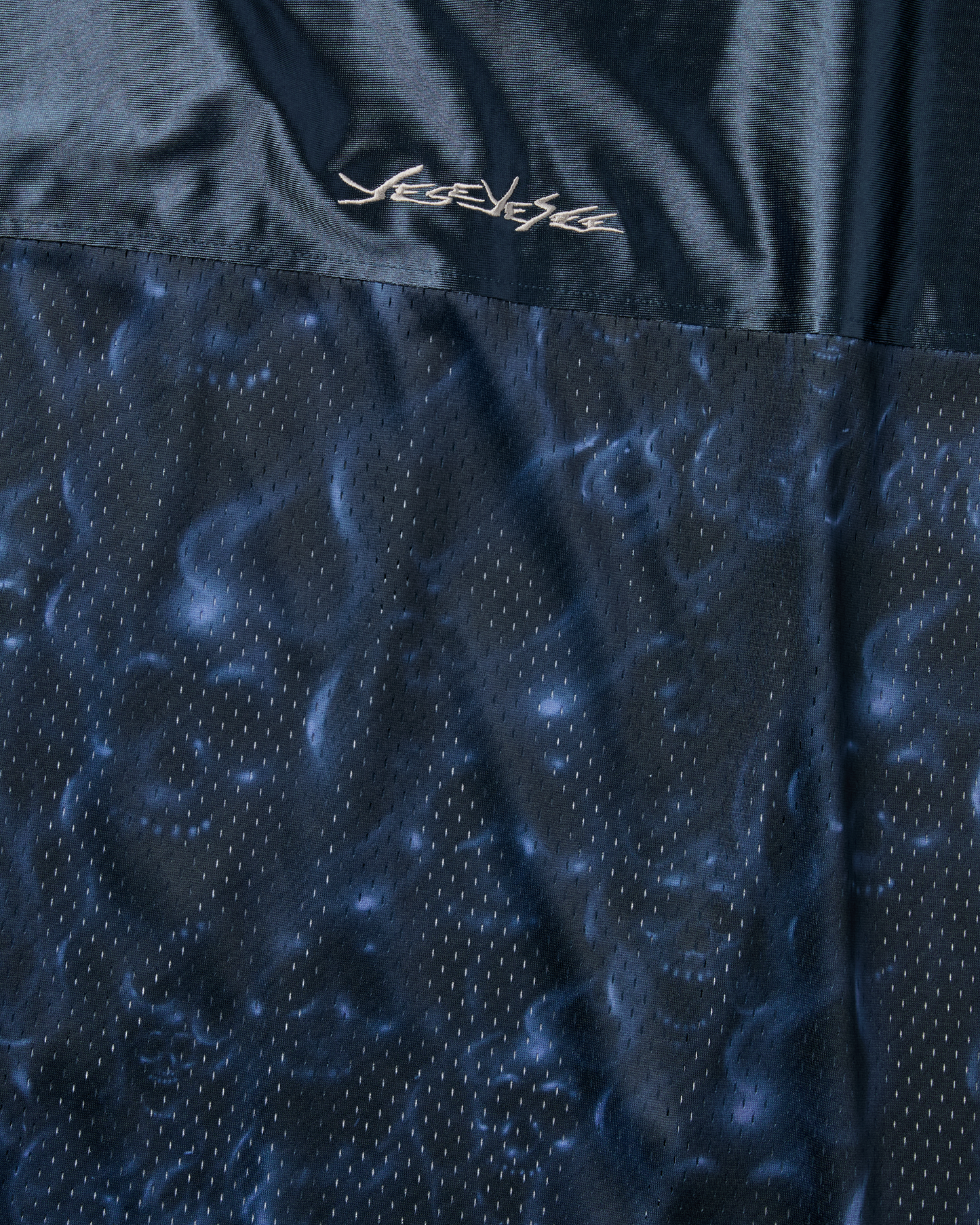 Y.E.S Skull Mesh Tee
