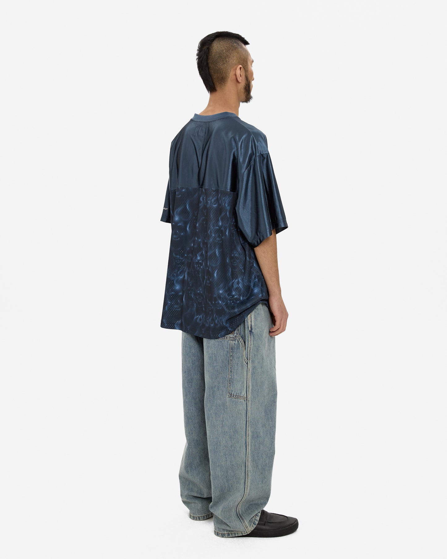 Y.E.S Skull Mesh Tee