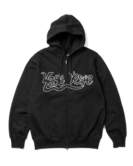 Y.E.S Snail Logo Zip-up Hoodie
