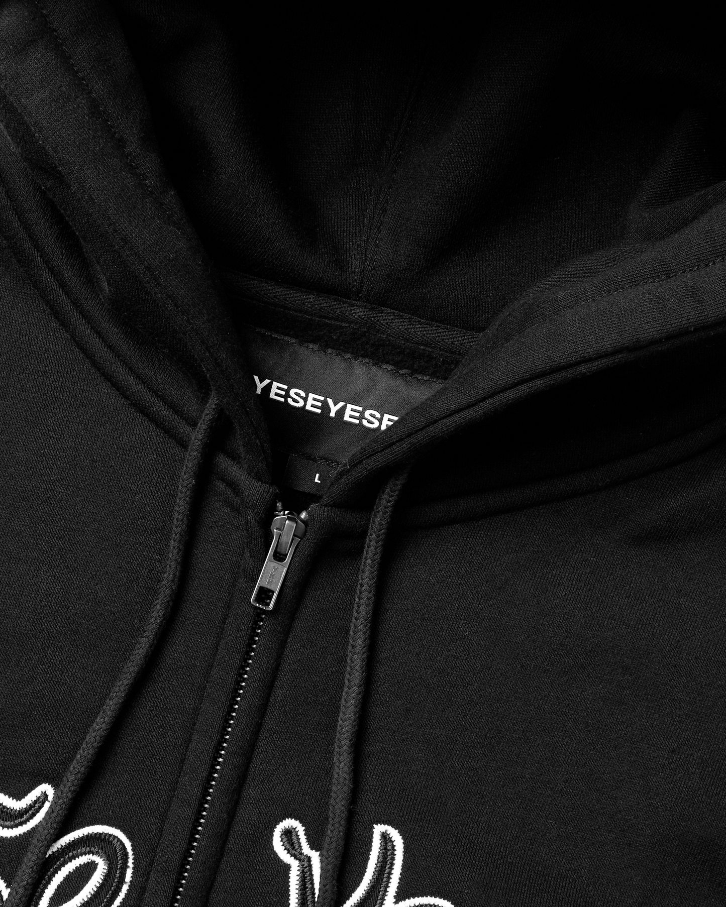 Y.E.S Snail Logo Zip-up Hoodie