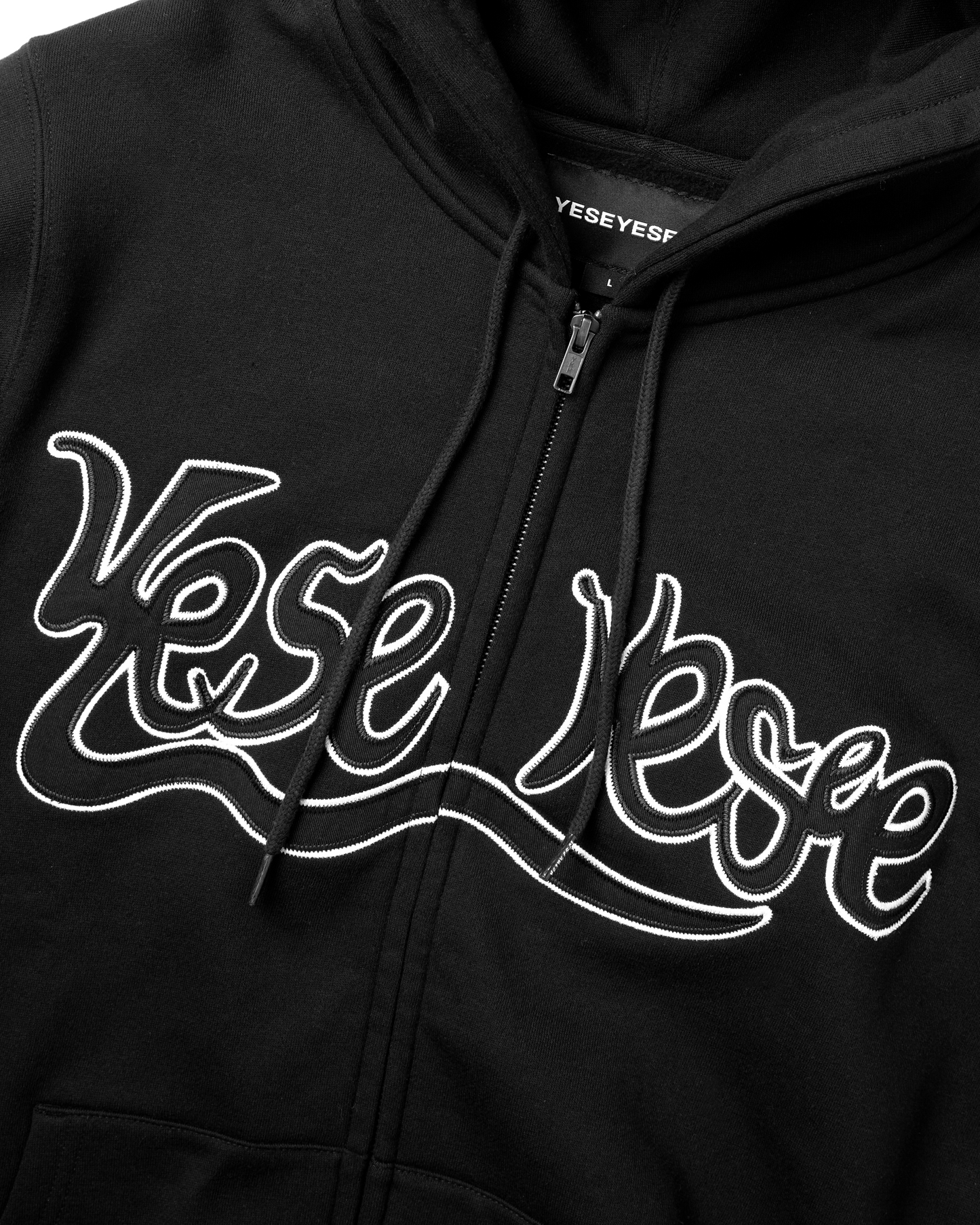 Y.E.S Snail Logo Zip-up Hoodie