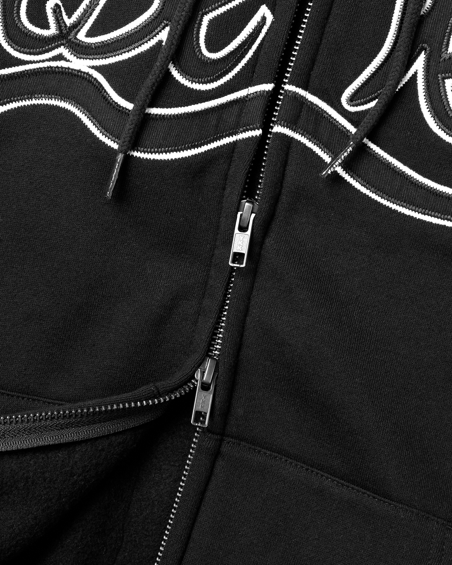 Y.E.S Snail Logo Zip-up Hoodie