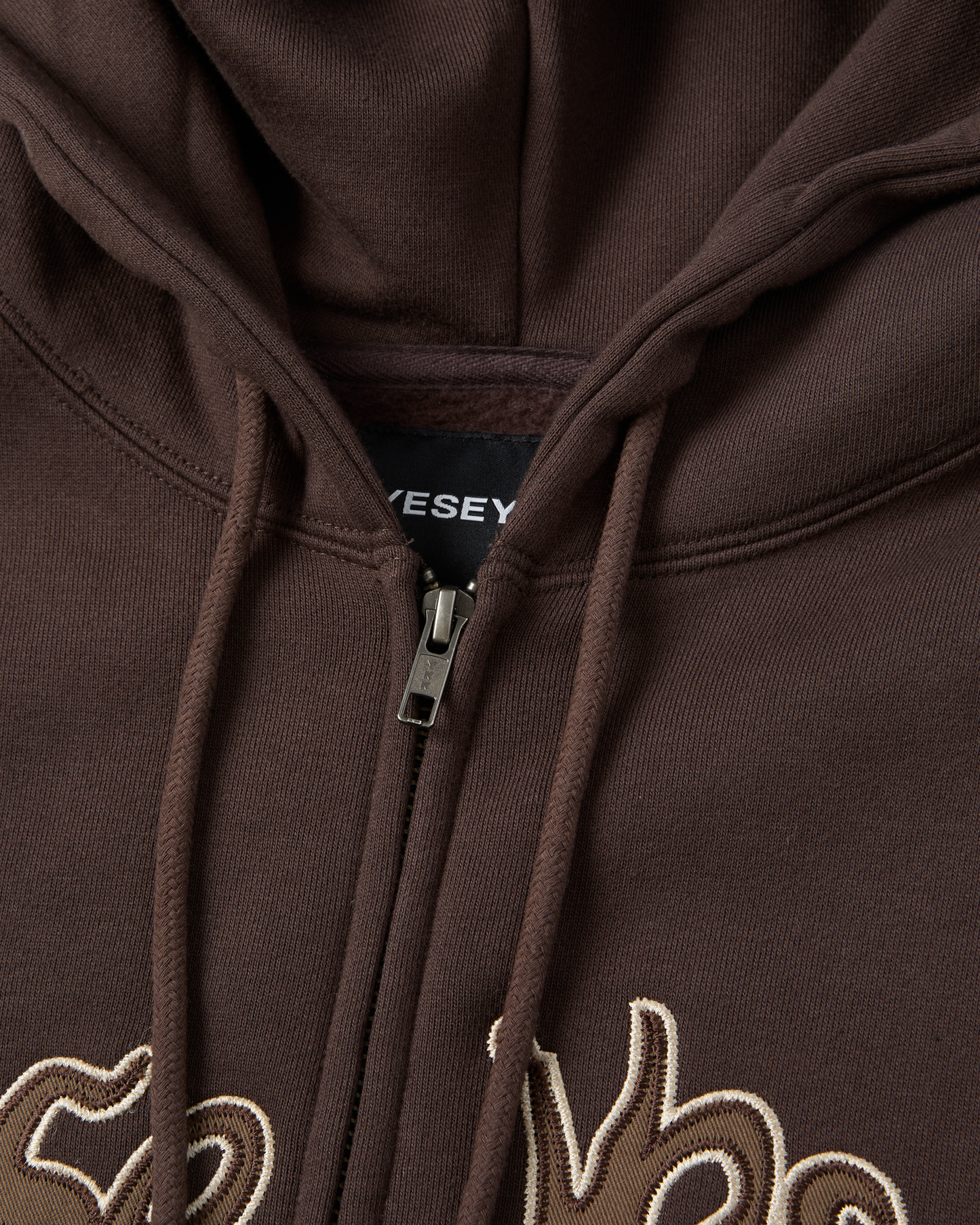 Y.E.S Snail Logo Zip-up Hoodie