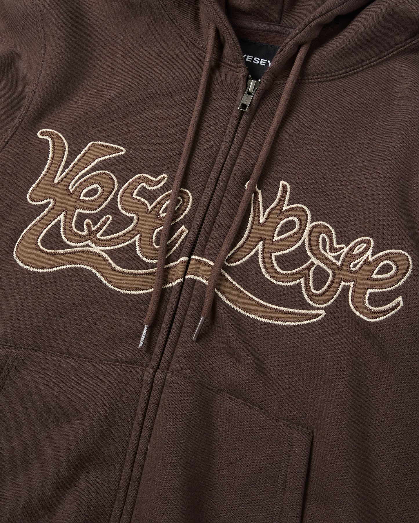 Y.E.S Snail Logo Zip-up Hoodie