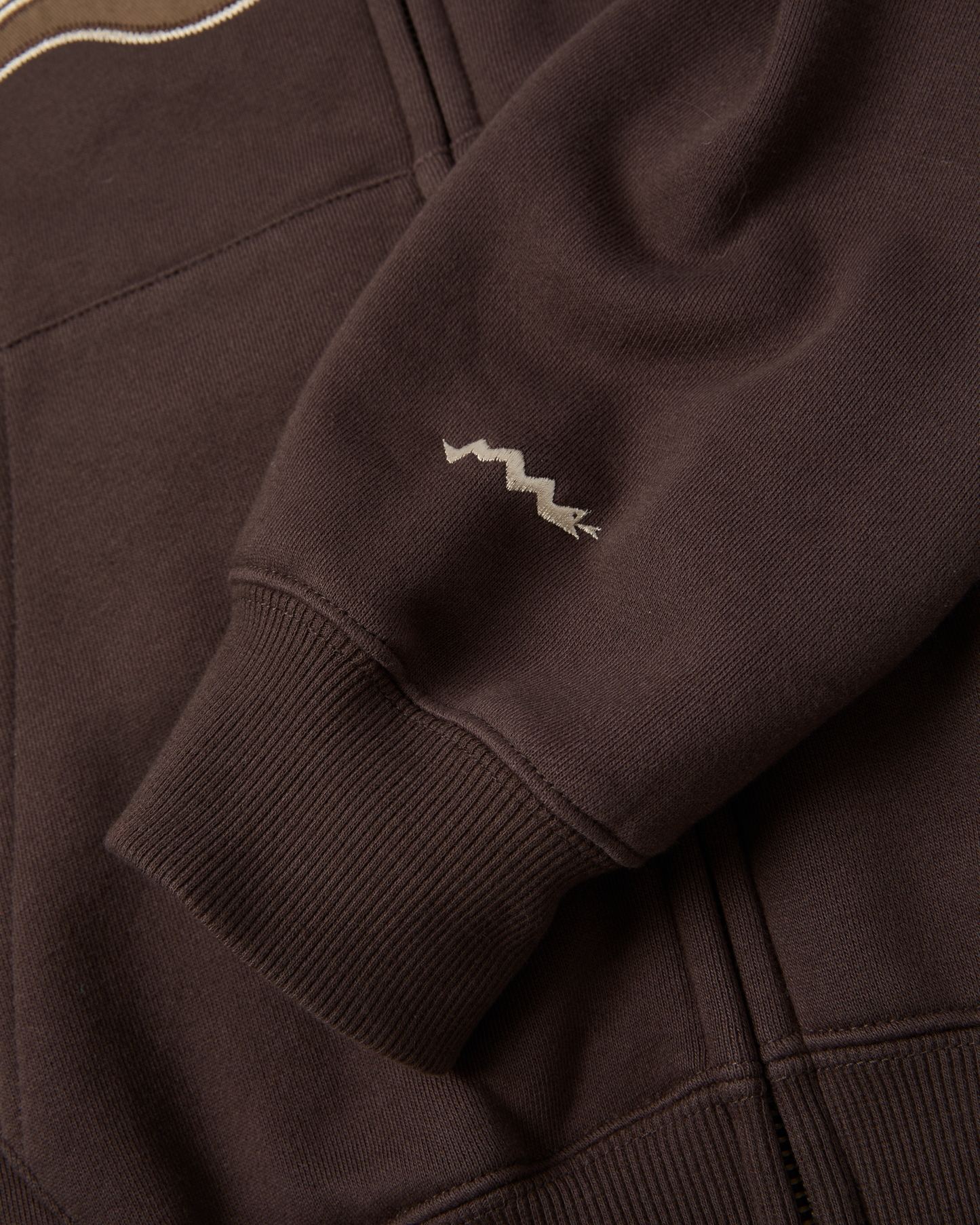 Y.E.S Snail Logo Zip-up Hoodie