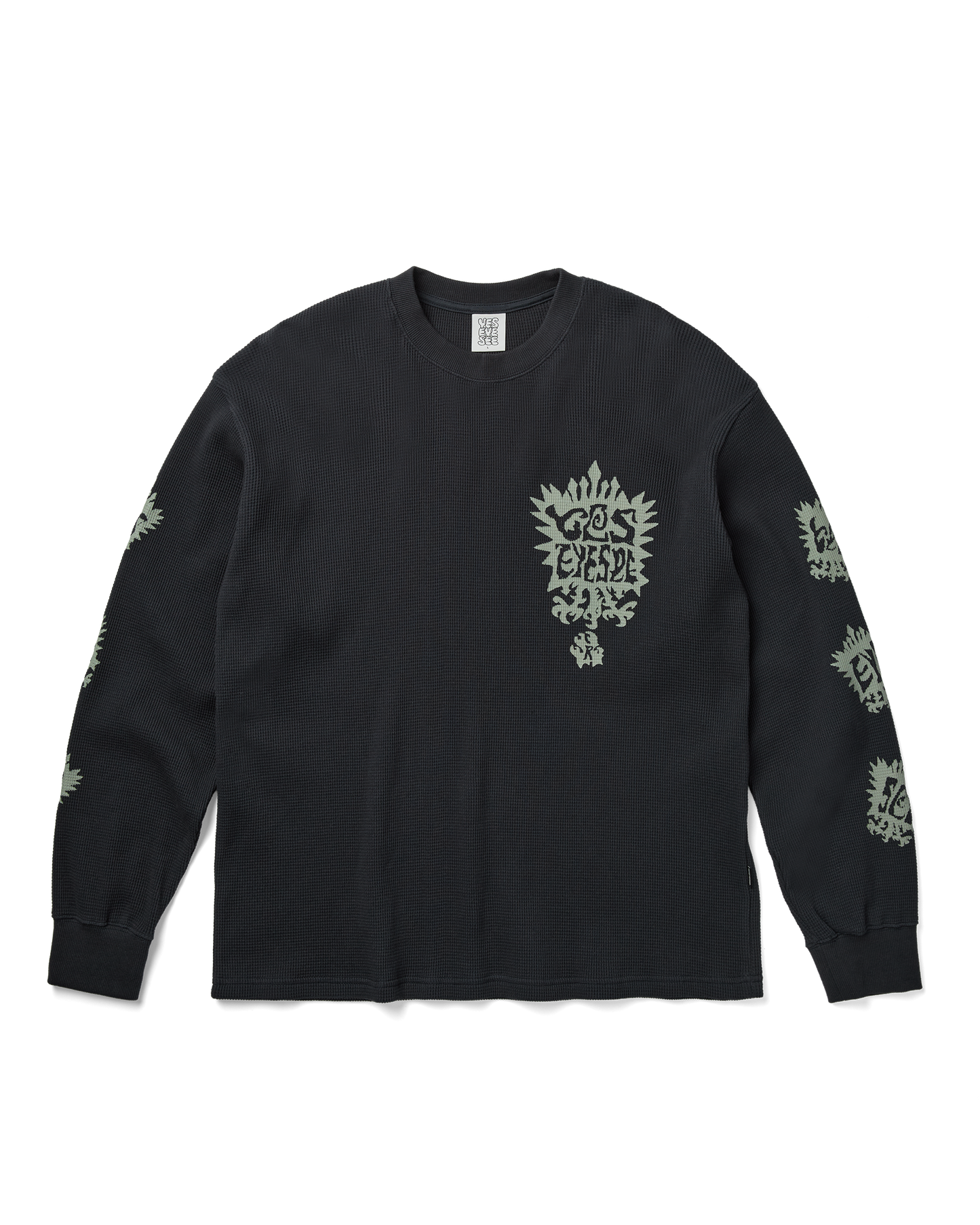 Y.E.S Stamp Waffle L/S