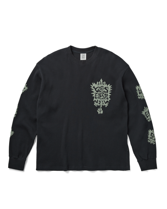 Y.E.S Stamp Waffle L/S