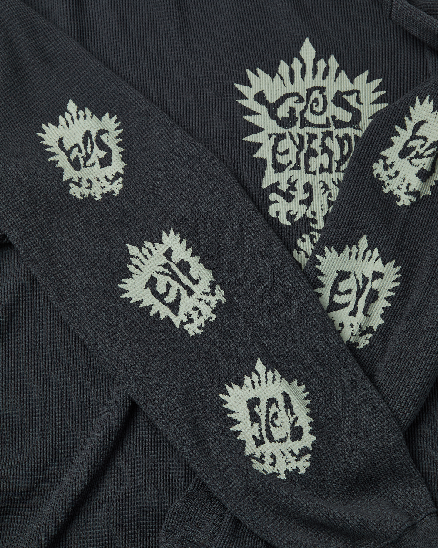 Y.E.S Stamp Waffle L/S