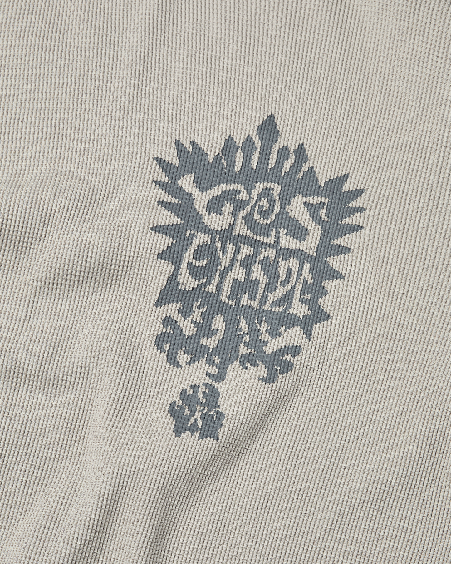 Y.E.S Stamp Waffle L/S