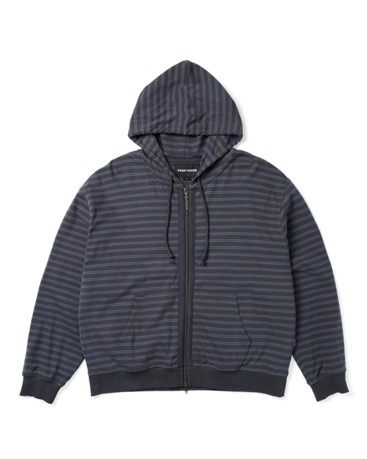 Y.E.S Stripe Single Zip-up Hoodie