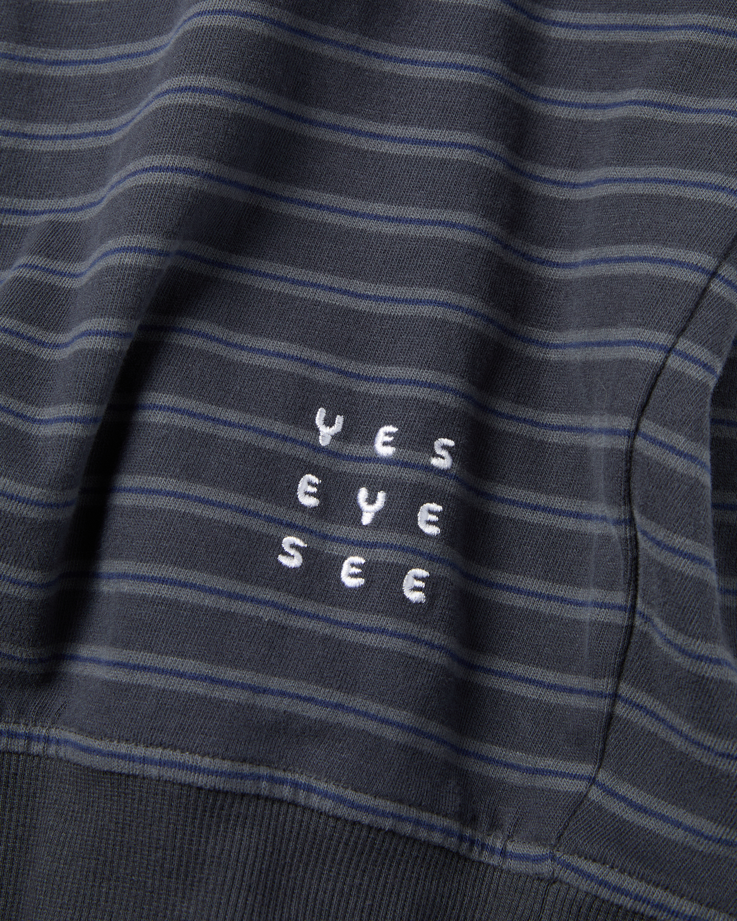 Y.E.S Stripe Single Zip-up Hoodie