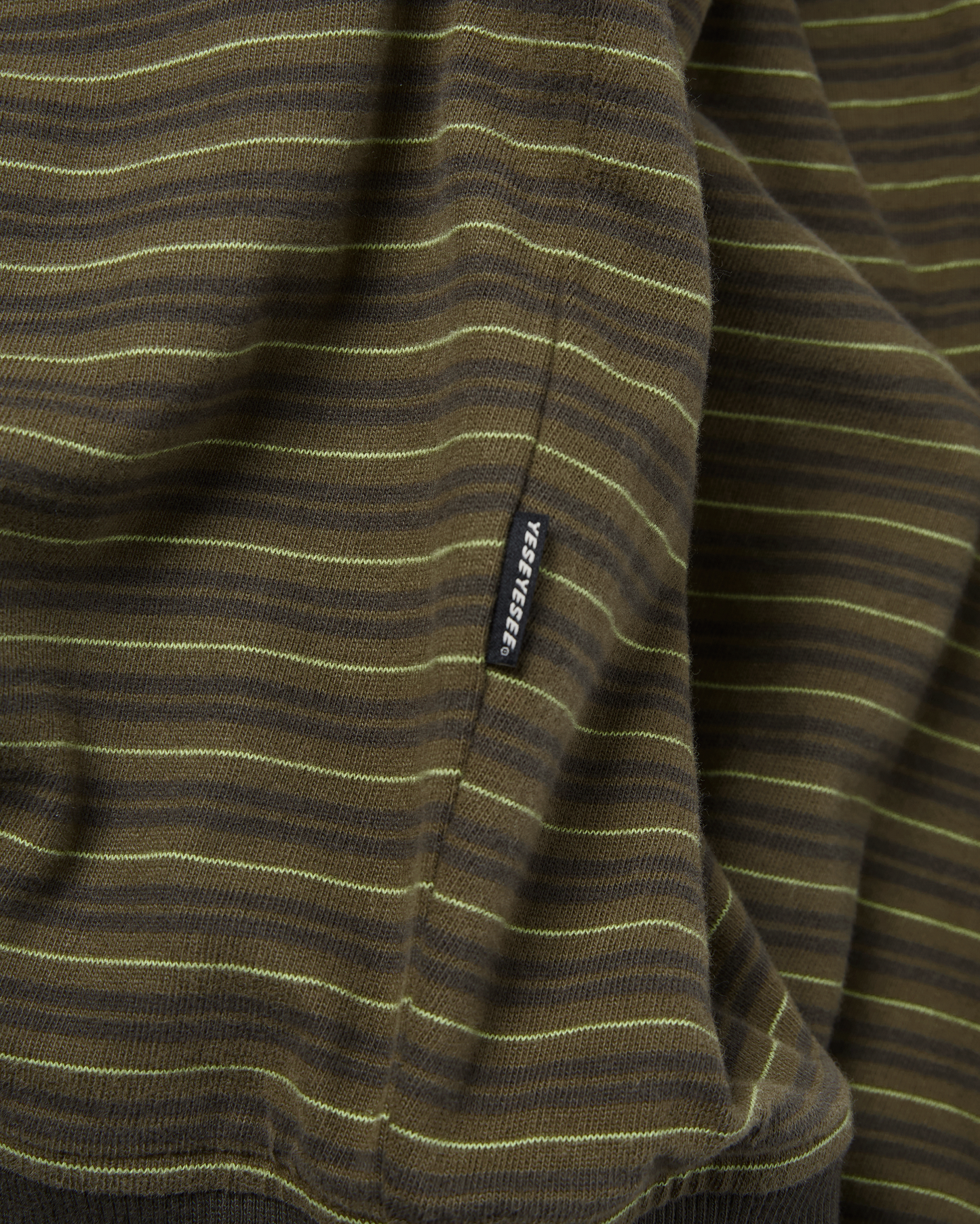 Y.E.S Stripe Single Zip-up Hoodie