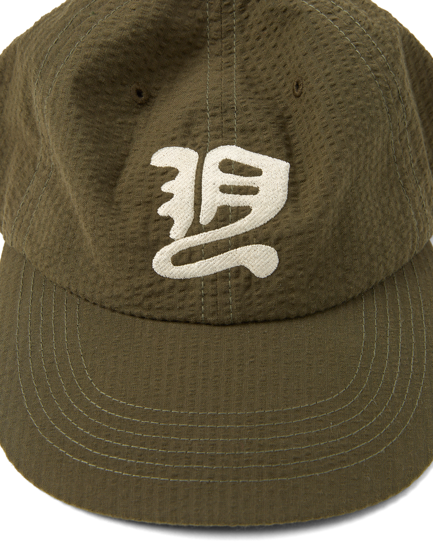 Y.E.S Washed Seersucker Cap