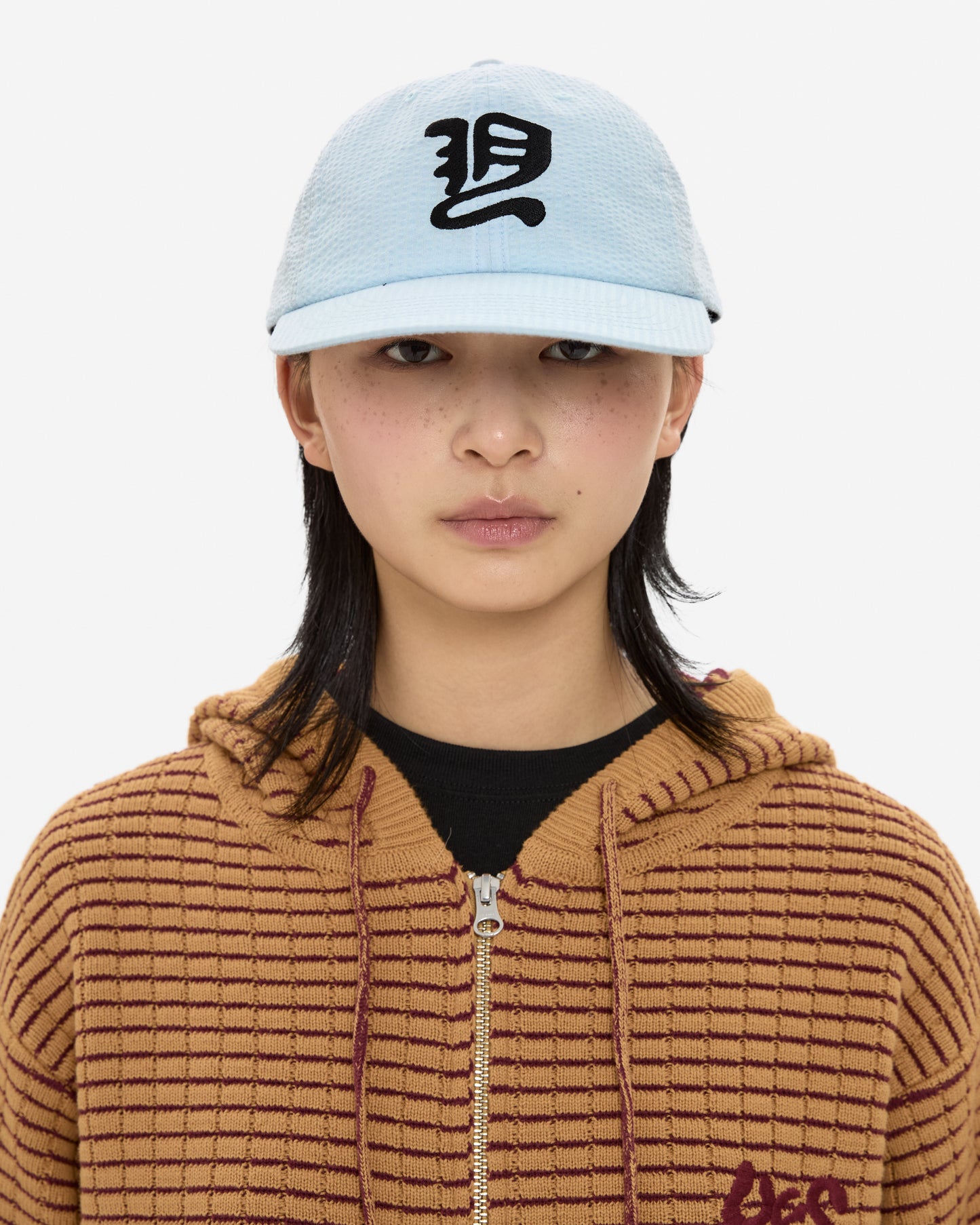 Y.E.S Washed Seersucker Cap