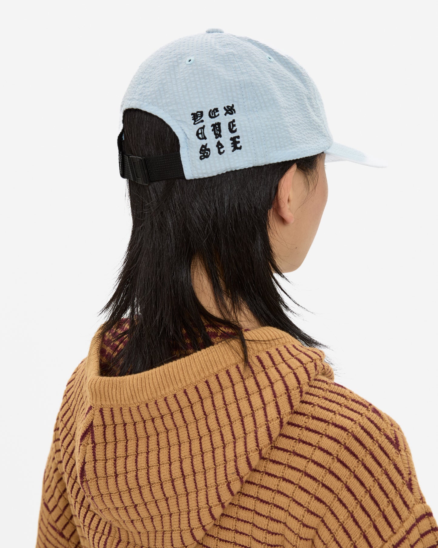 Y.E.S Washed Seersucker Cap
