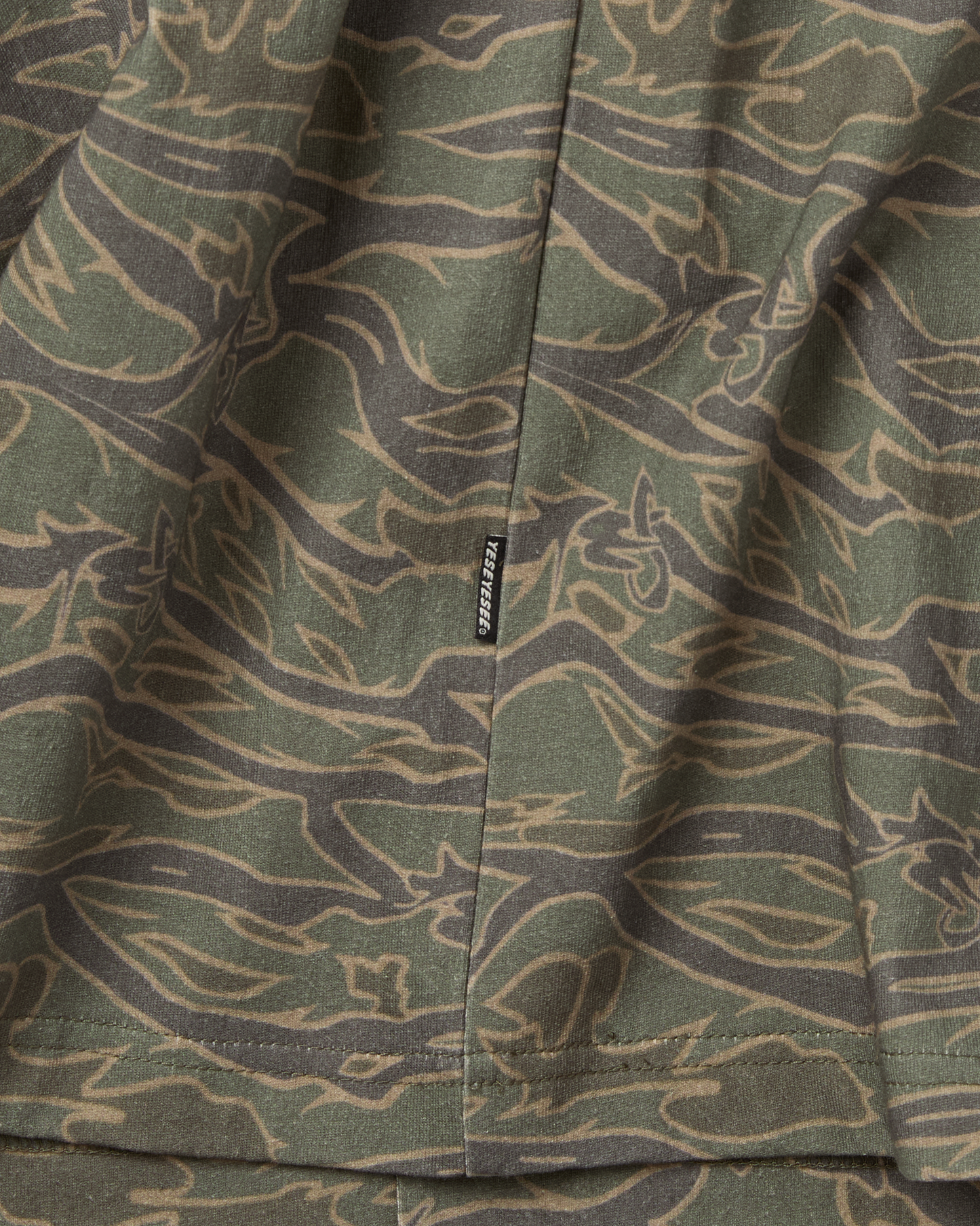 Y.E.S Wording Camo Tee