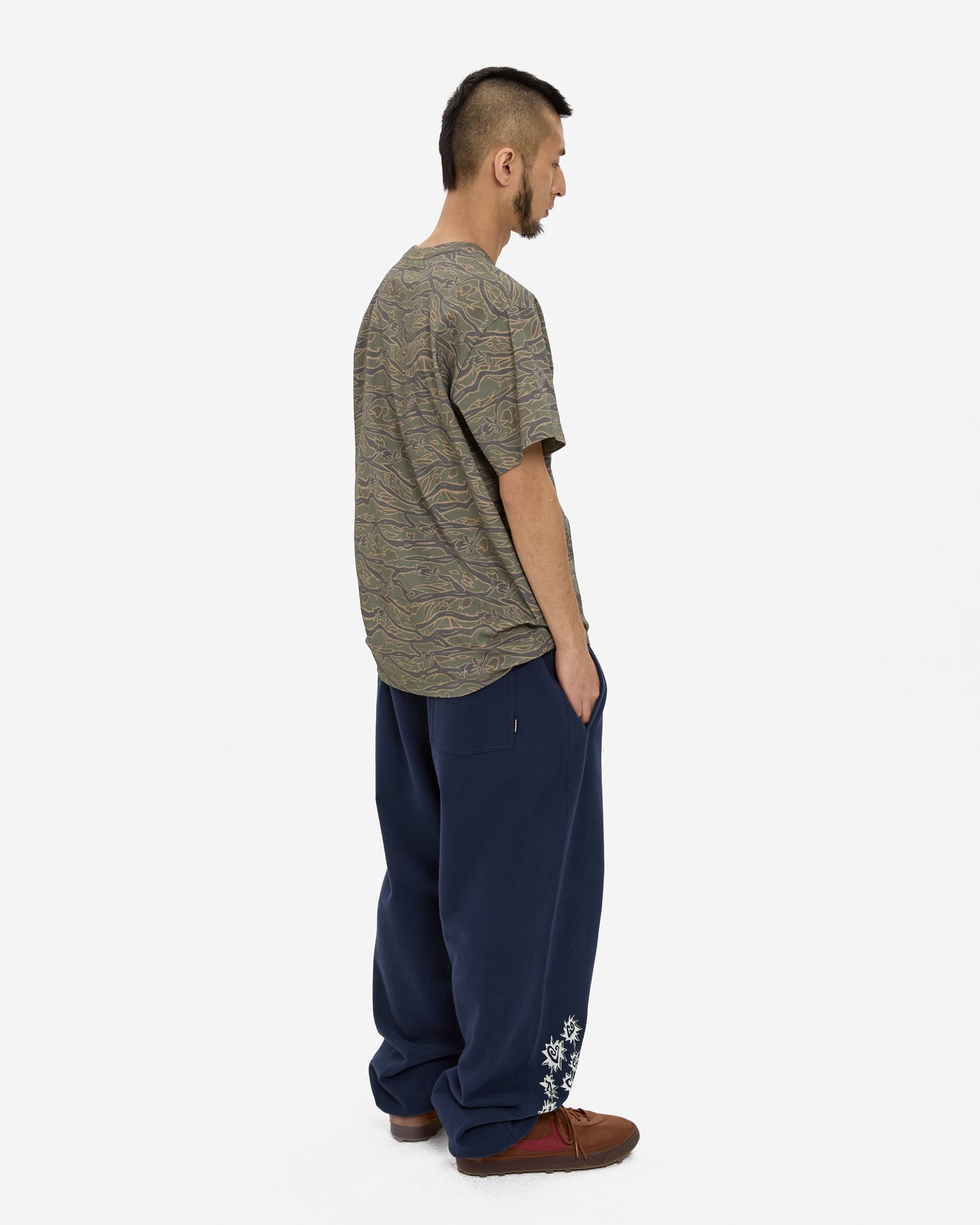 Y.E.S Wording Camo Tee