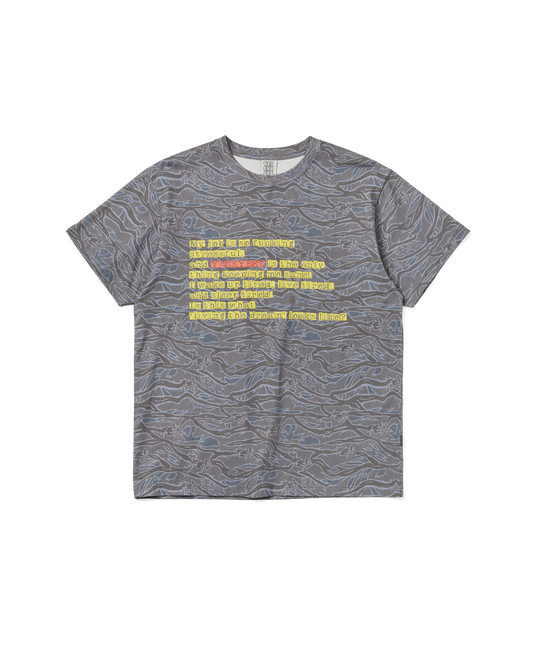 Y.E.S Wording Camo Tee