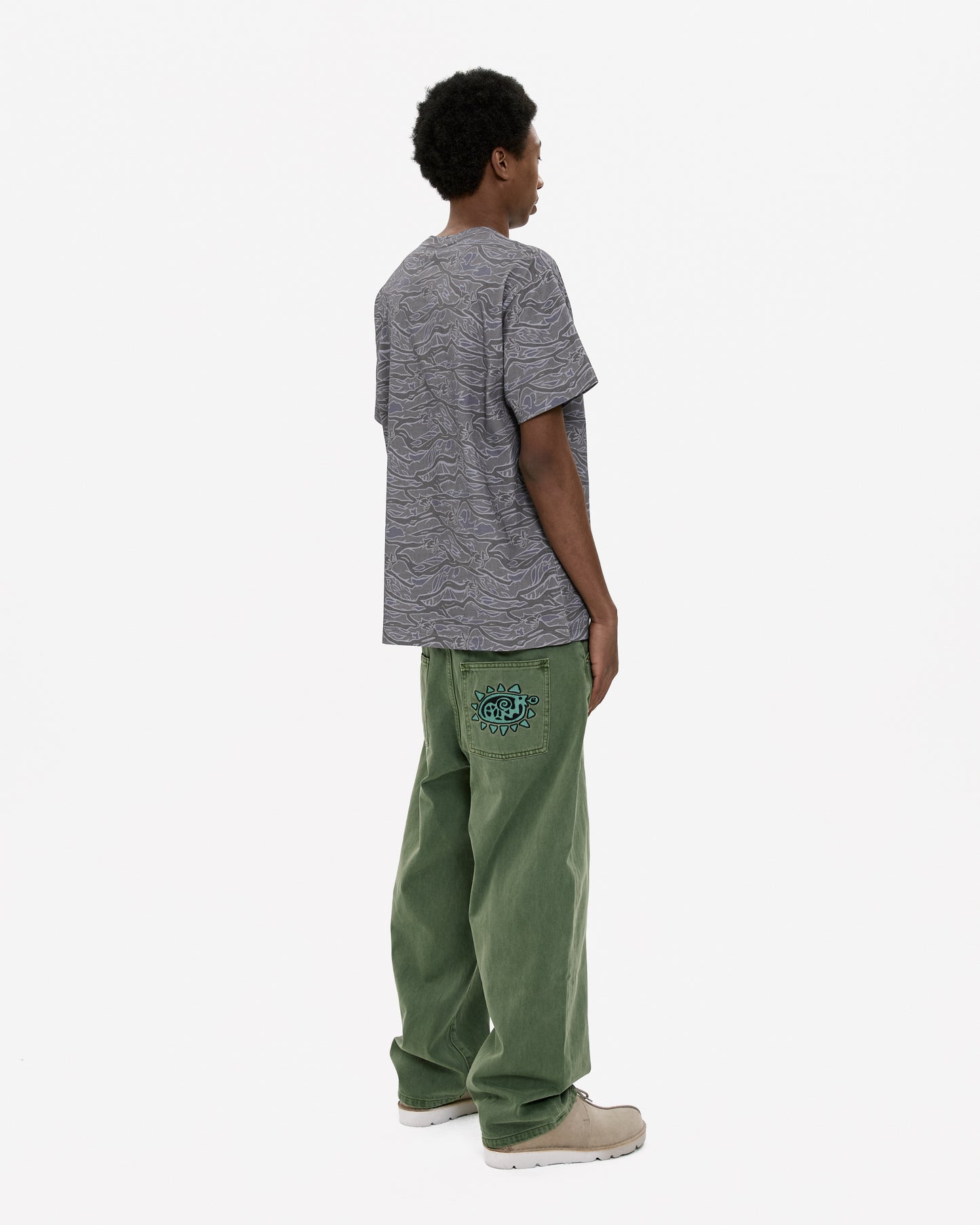 Y.E.S Wording Camo Tee