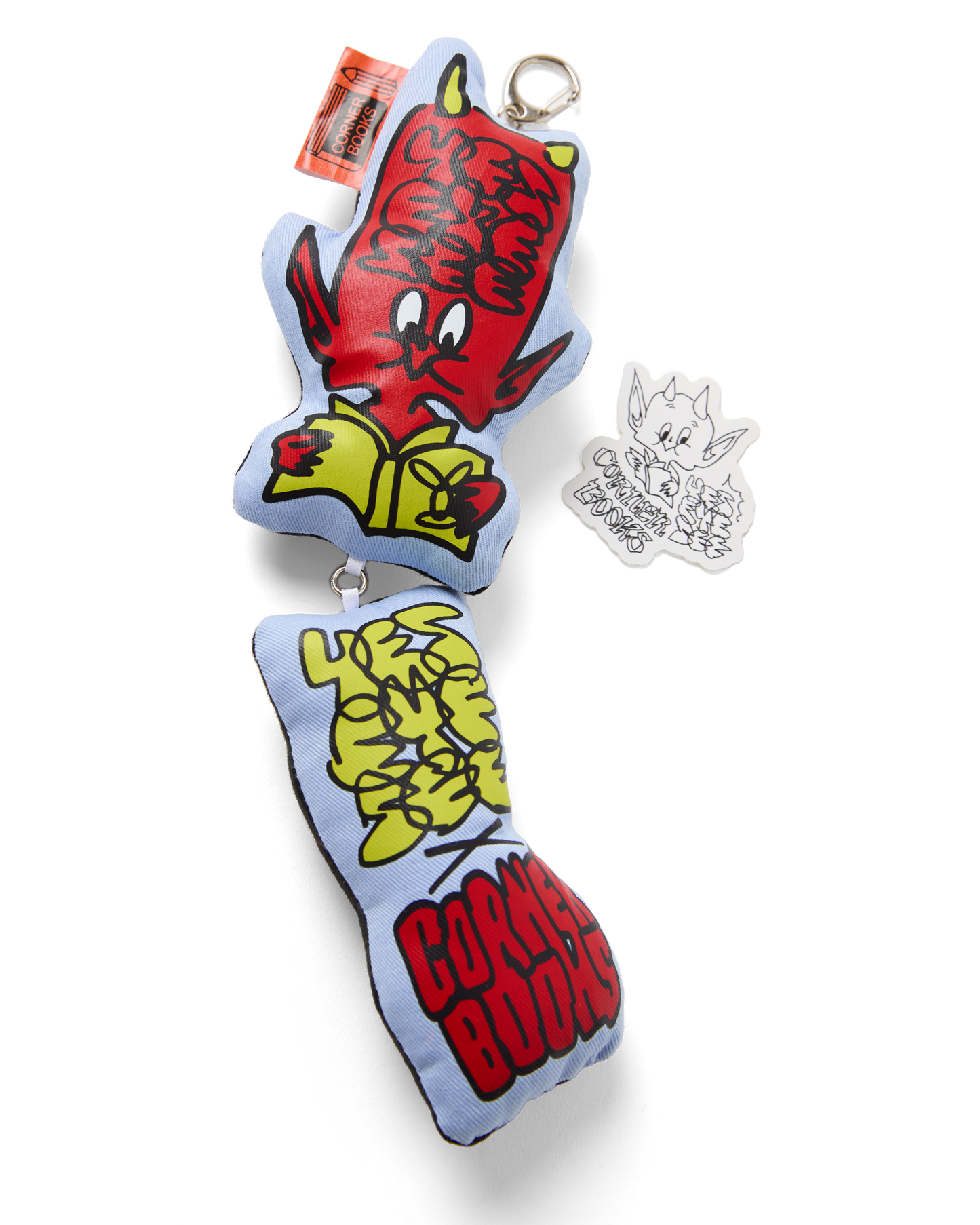 Corner Twin Swing Plush Keychain
