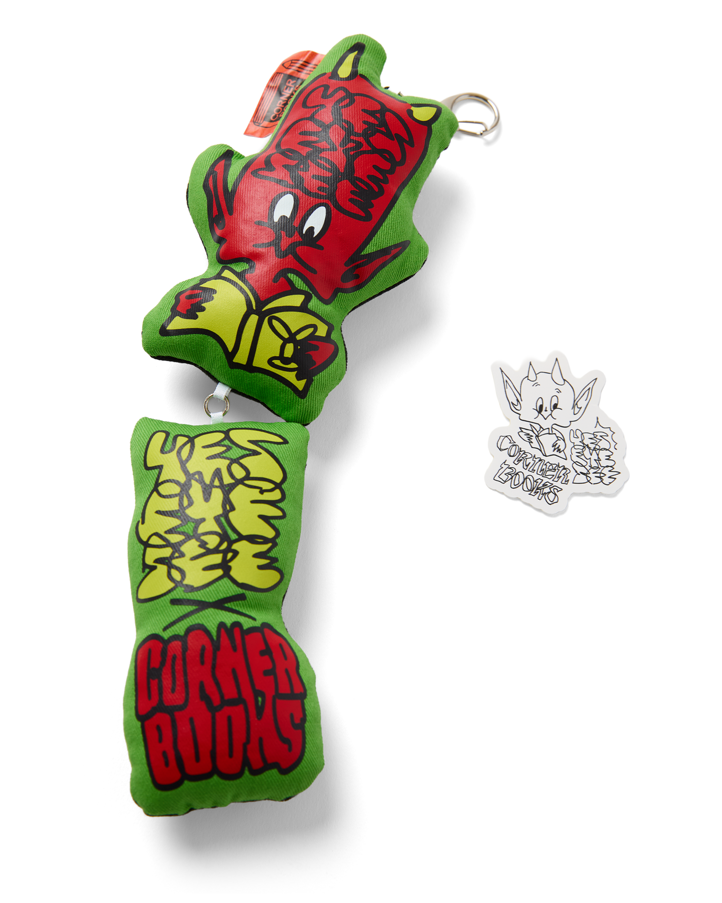 Corner Twin Swing Plush Keychain