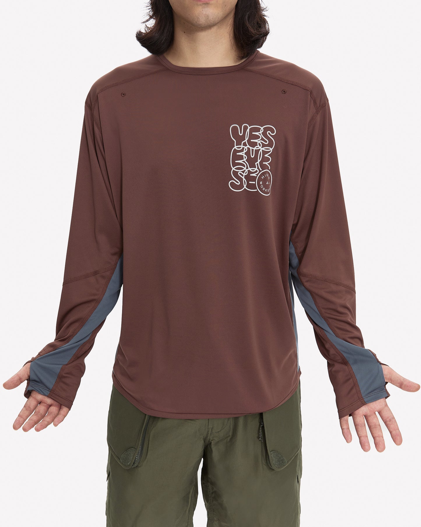 YESEYESEE® x HIKER WORKSHOP® Active L/S Tee