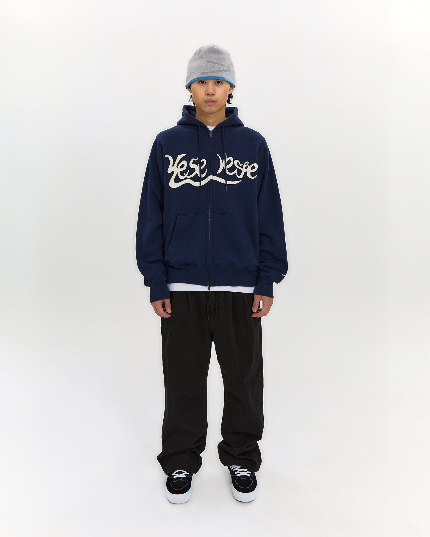 Y.E.S Snail Logo Zip-up Hoodie