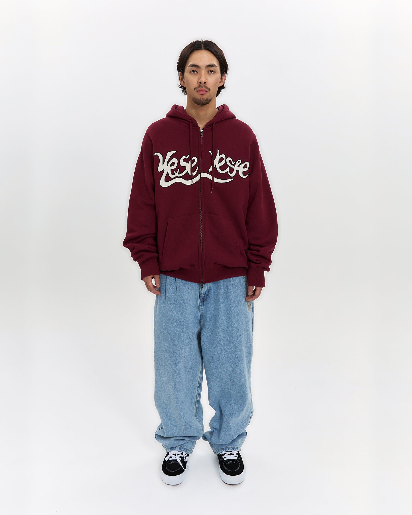 Y.E.S Snail Logo Zip-up Hoodie