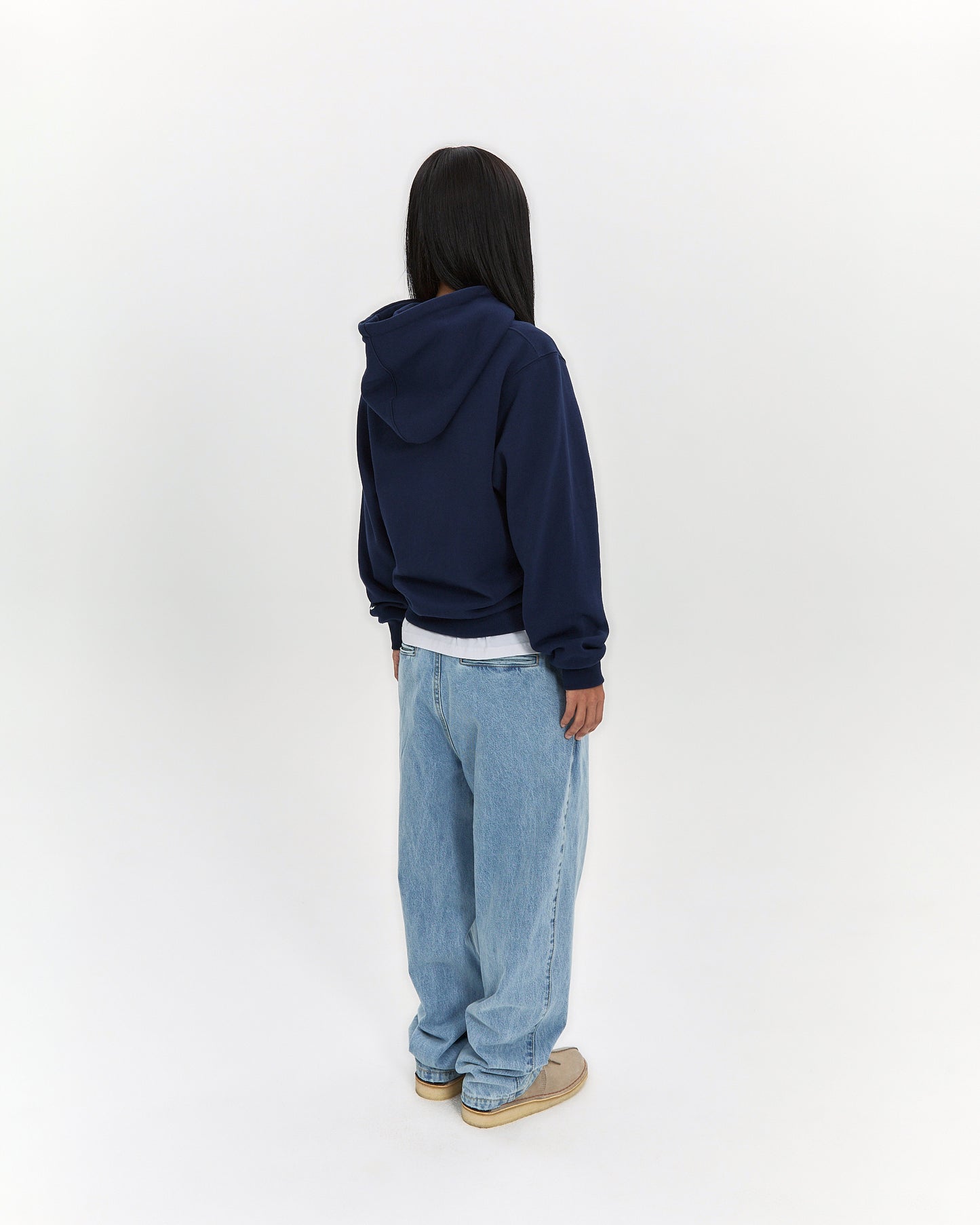 Y.E.S Snail Logo Zip-up Hoodie