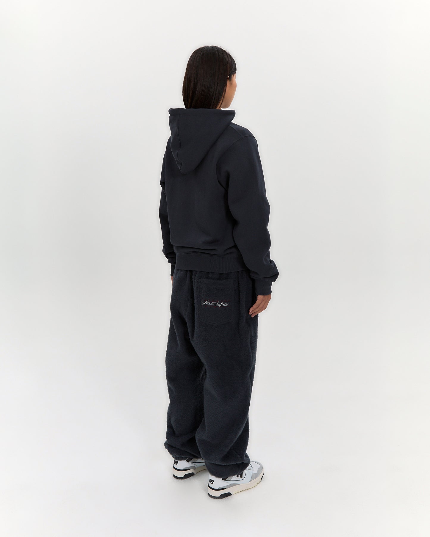Y.E.S Snail Logo Zip-up Hoodie