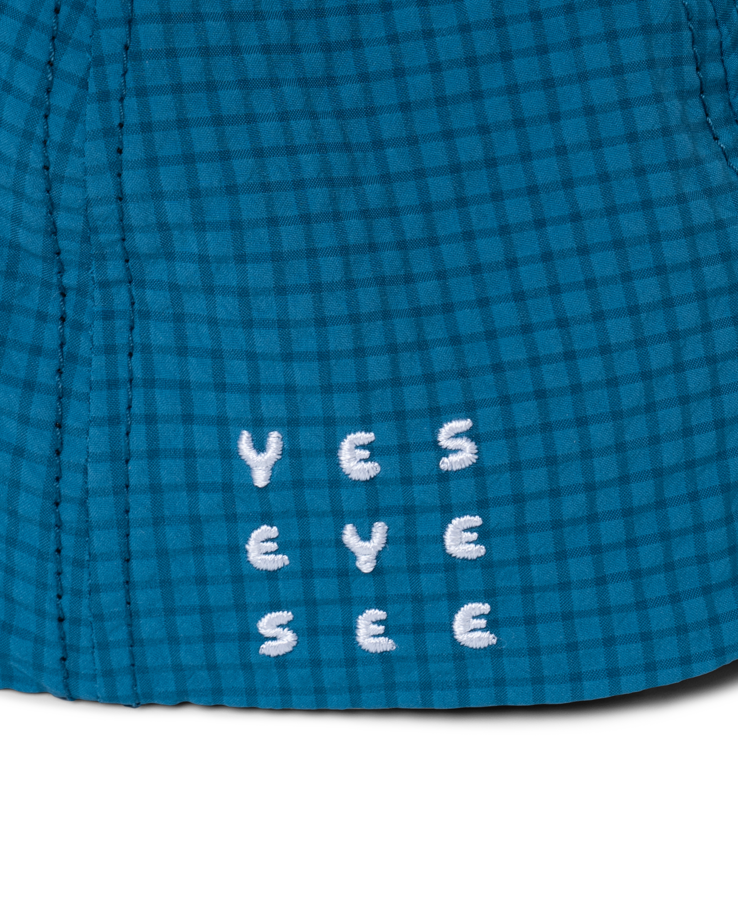 Check Seersucker Cap