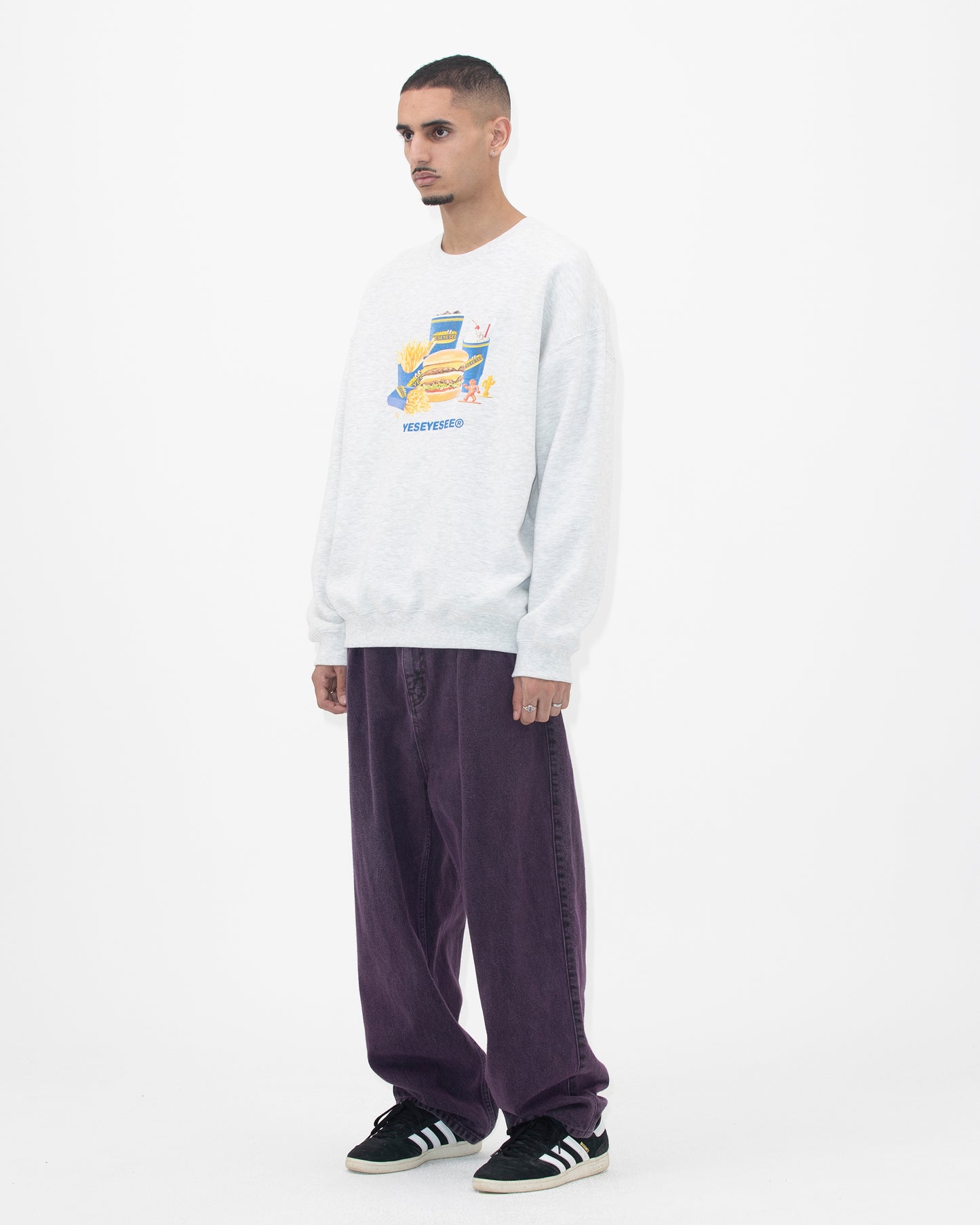 Y.E.S Burger Set Sweatshirt