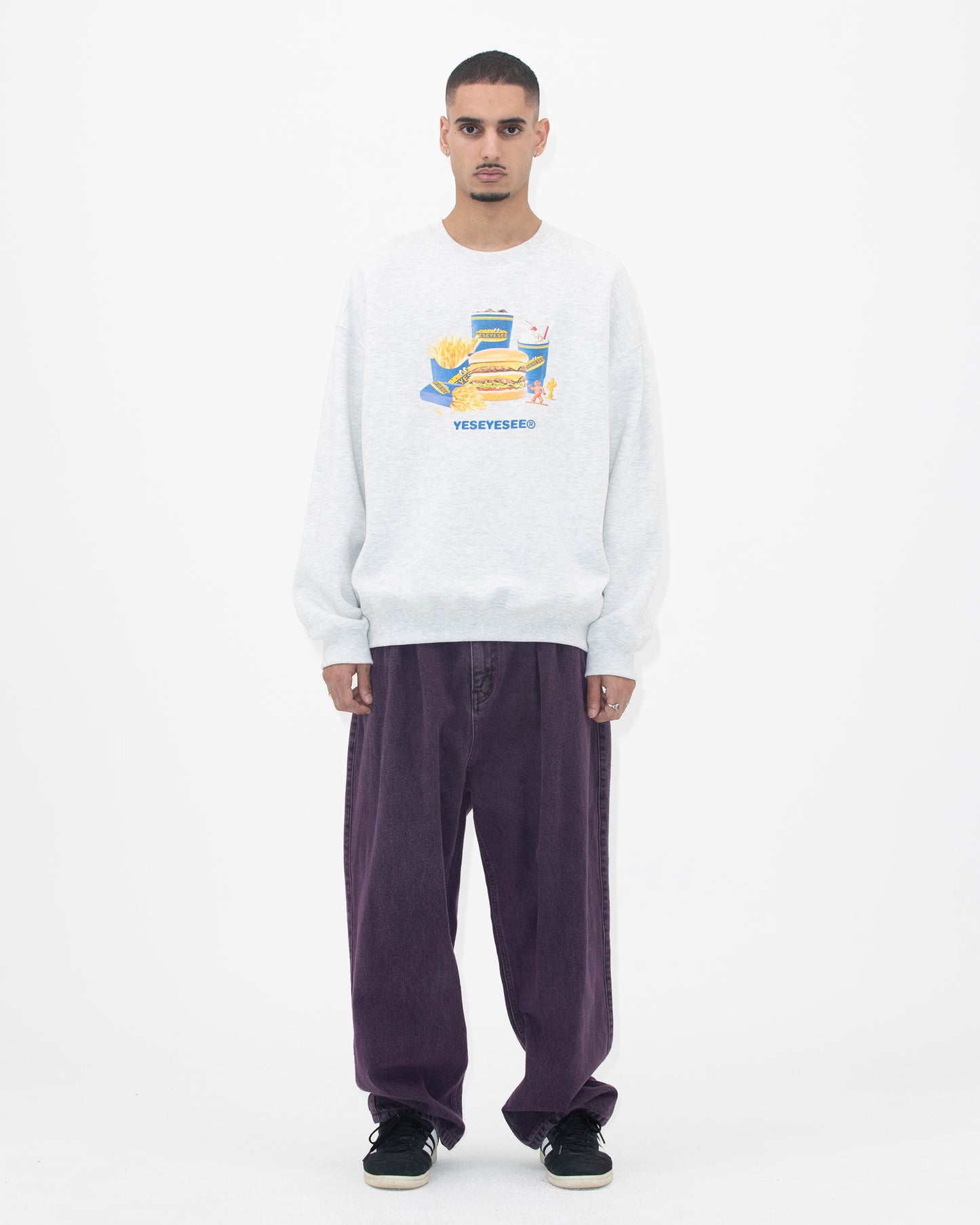 Y.E.S Burger Set Sweatshirt