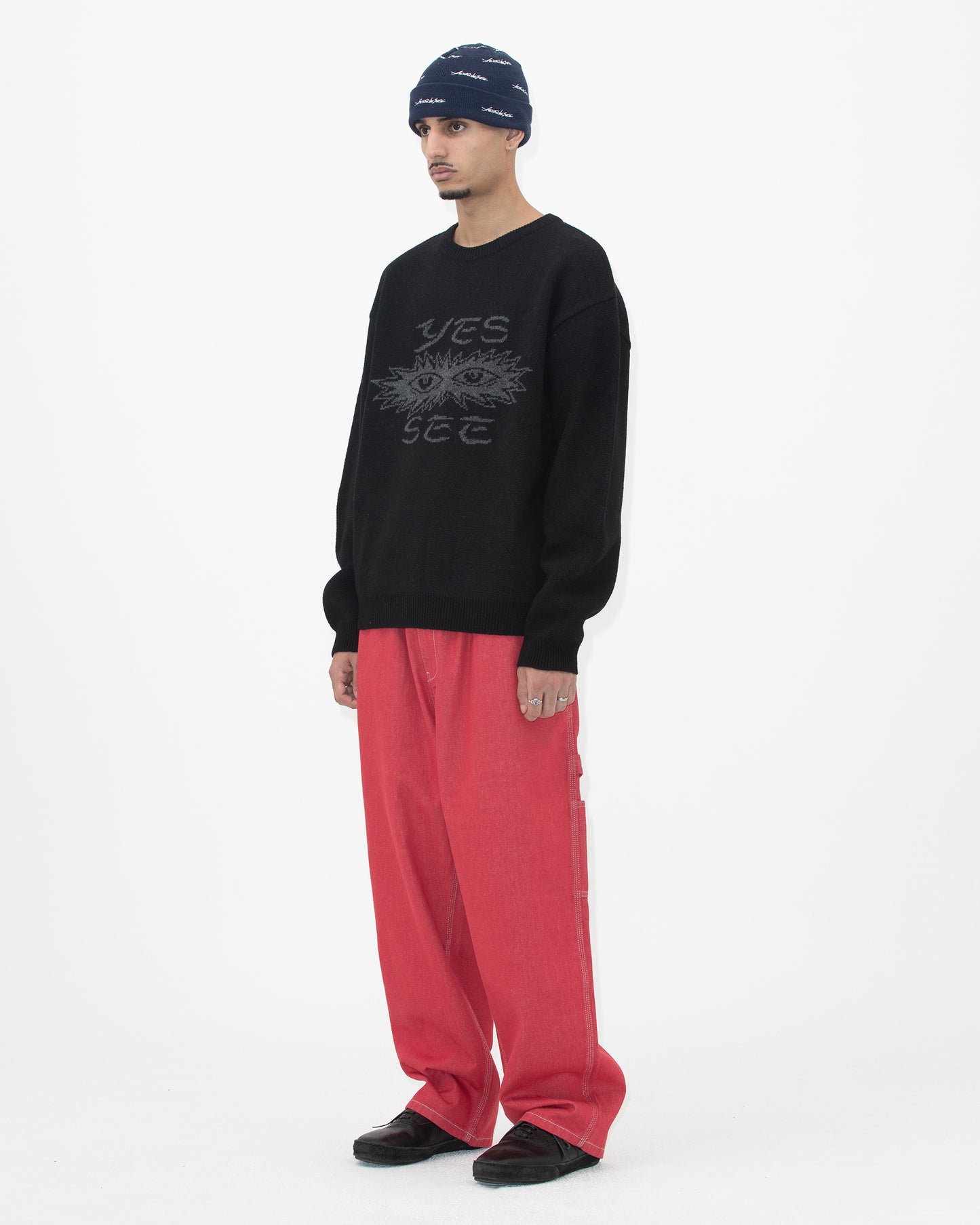 Eye Knit Pullover Sweater