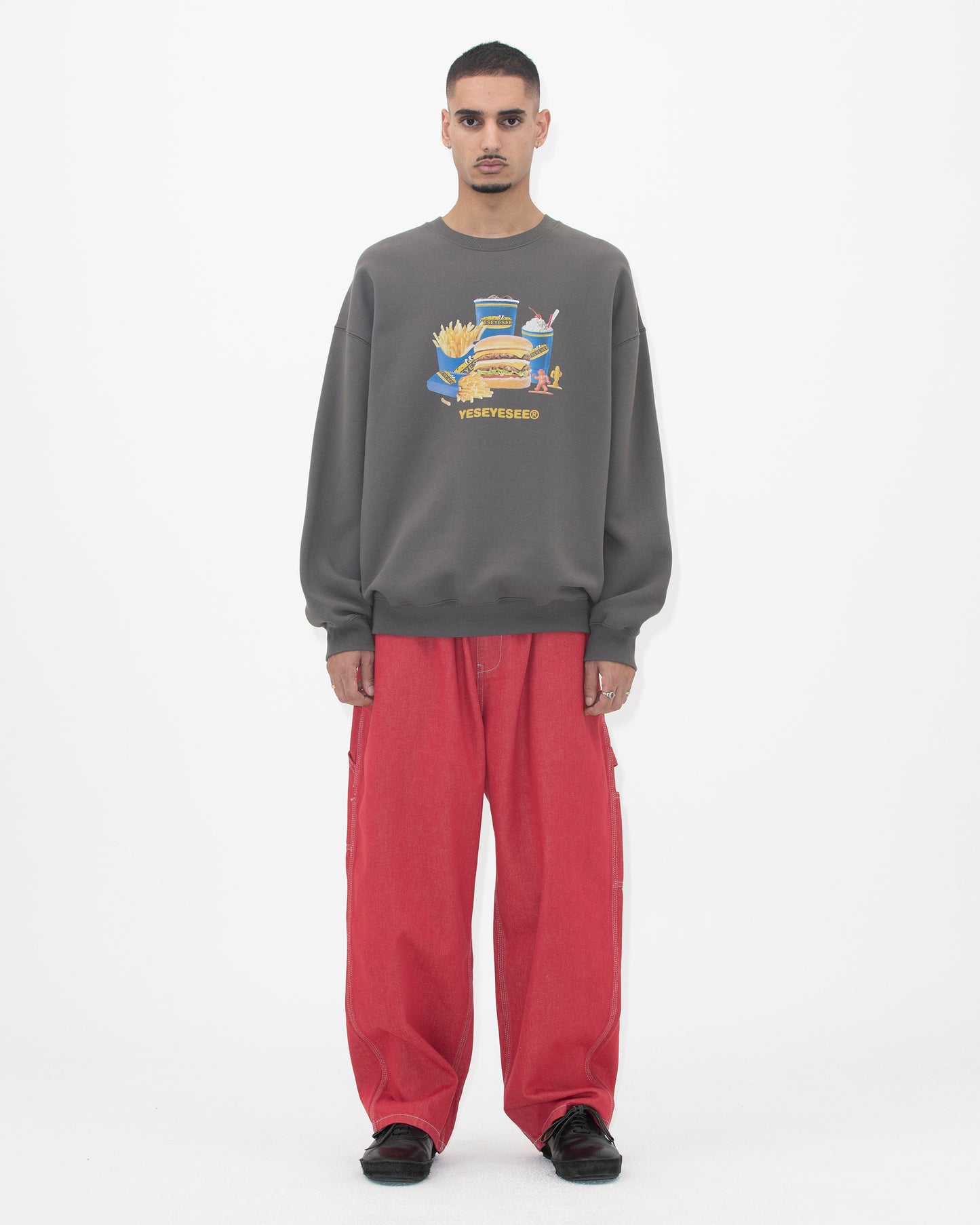 Y.E.S Burger Set Sweatshirt