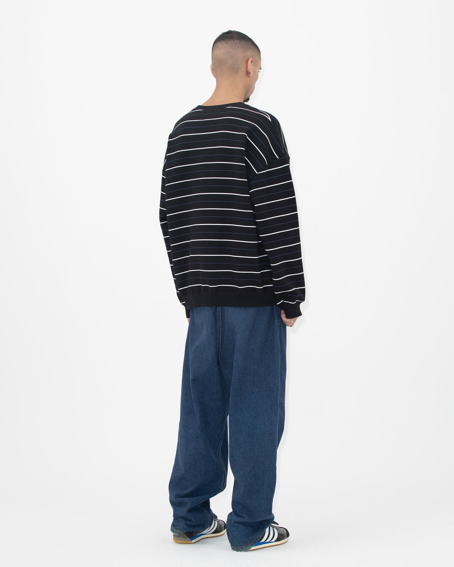 Y.E.S Thin Stripe Sweatshirt