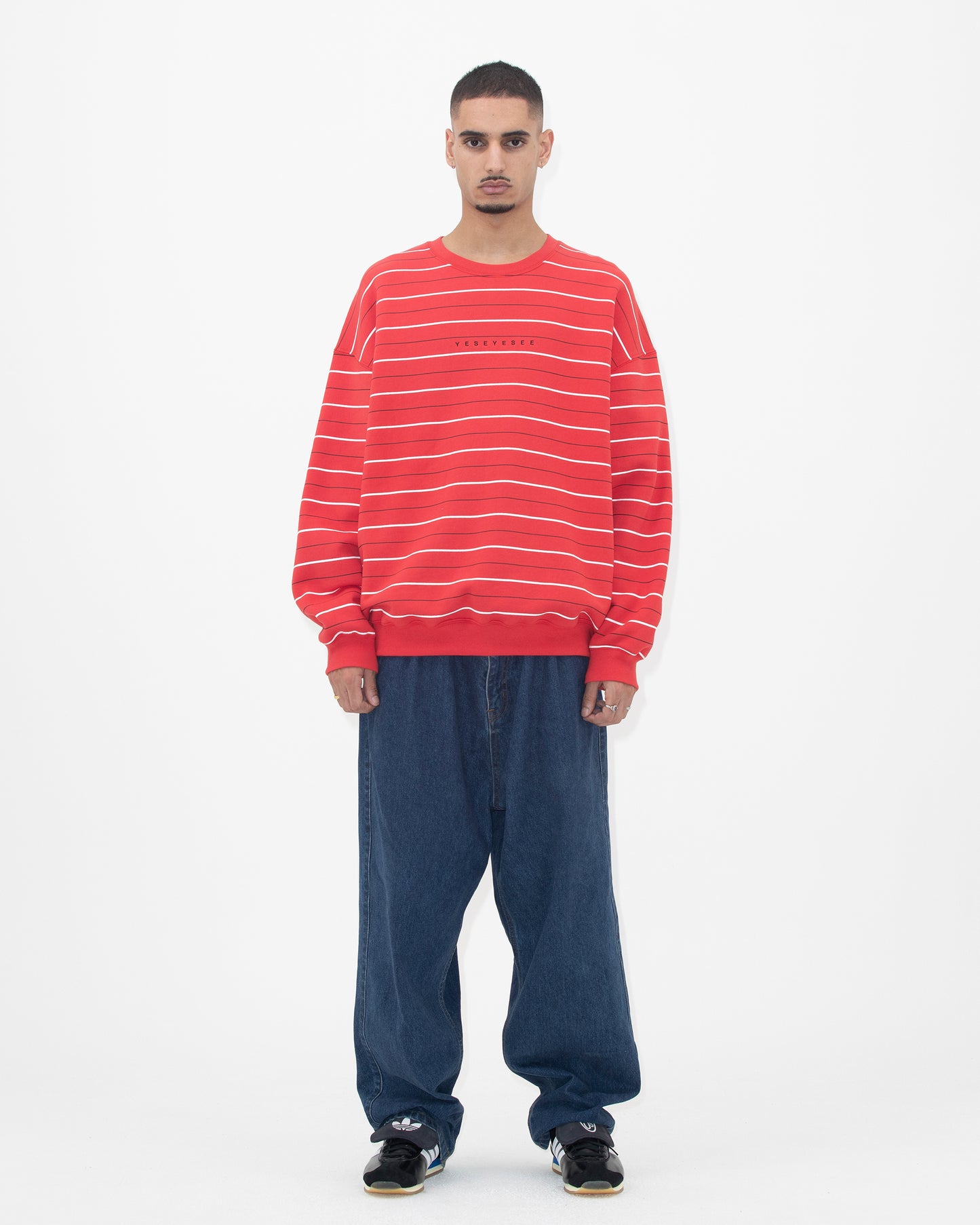 Y.E.S Thin Stripe Sweatshirt