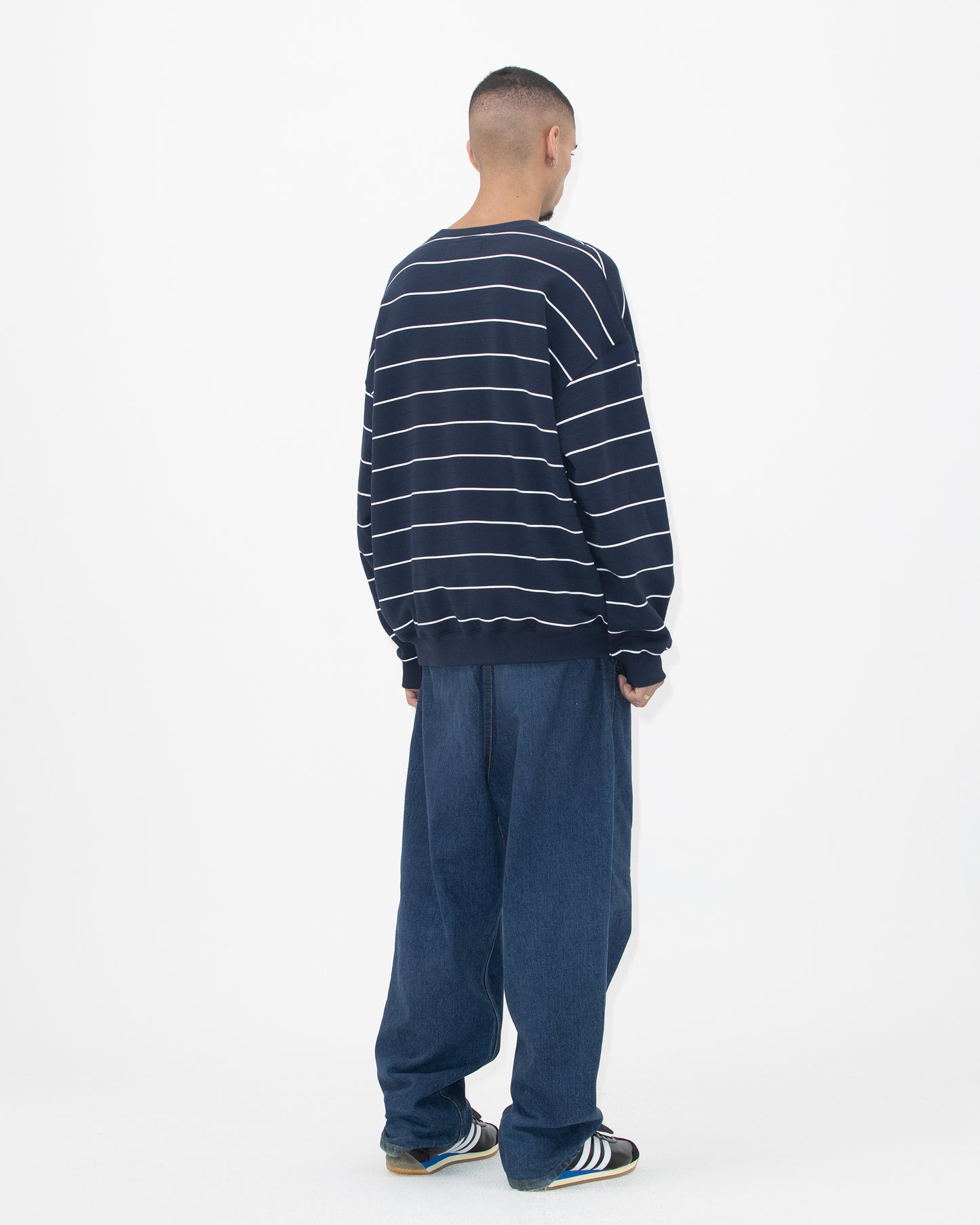 Y.E.S Thin Stripe Sweatshirt