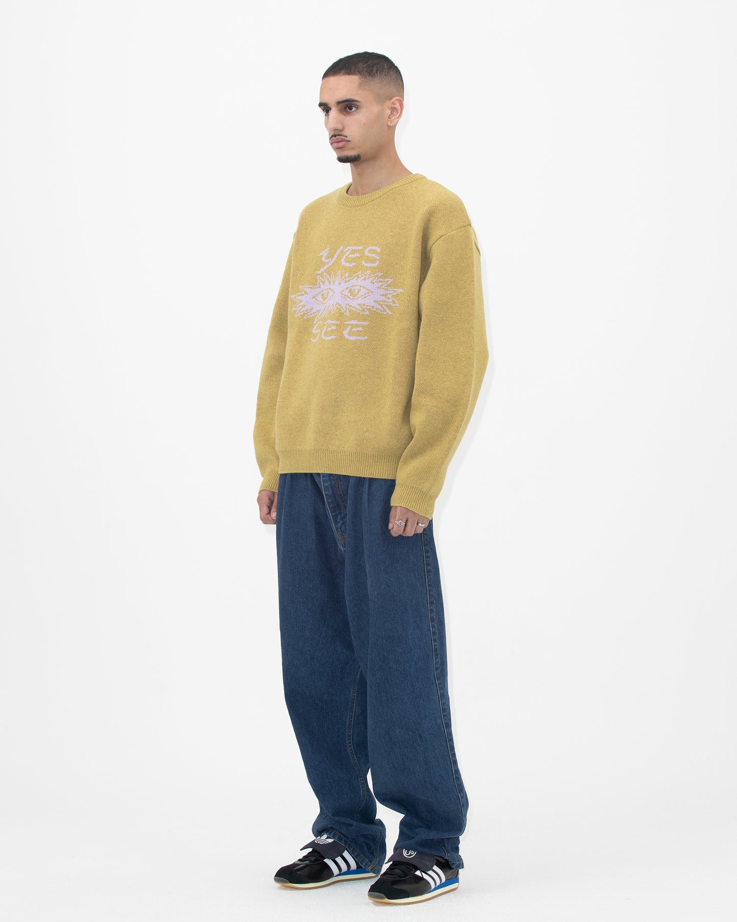 Eye Knit Pullover Sweater