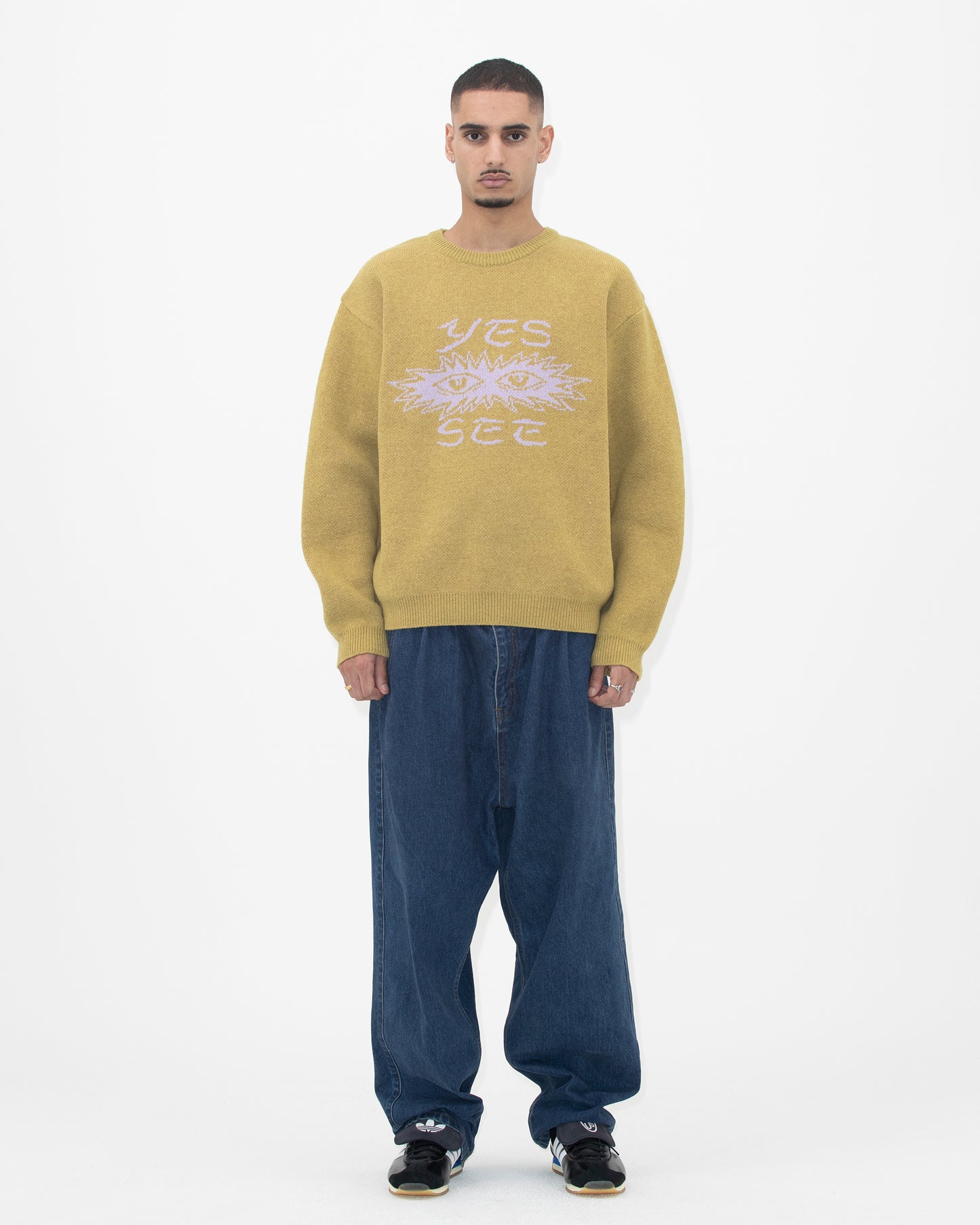 Eye Knit Pullover Sweater