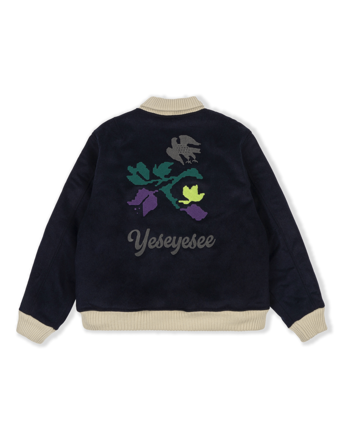 Floral Varsity Jacket